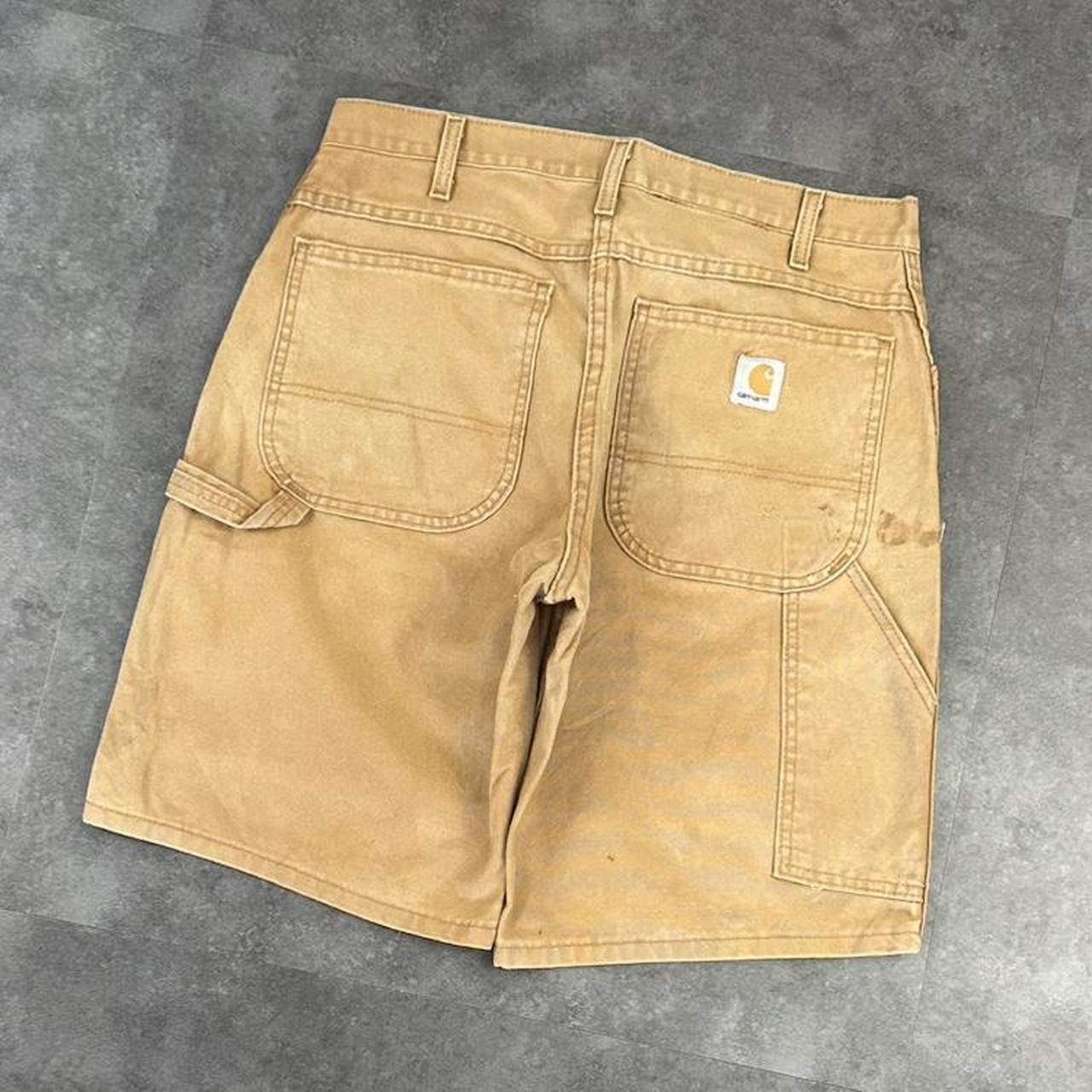 Carhartt 2000s dungaree workwear comfort fit cargo shorts