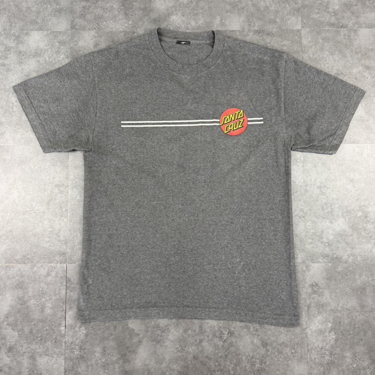 Santa Cruz 2000s skater Surfwear Print graphic T shirt