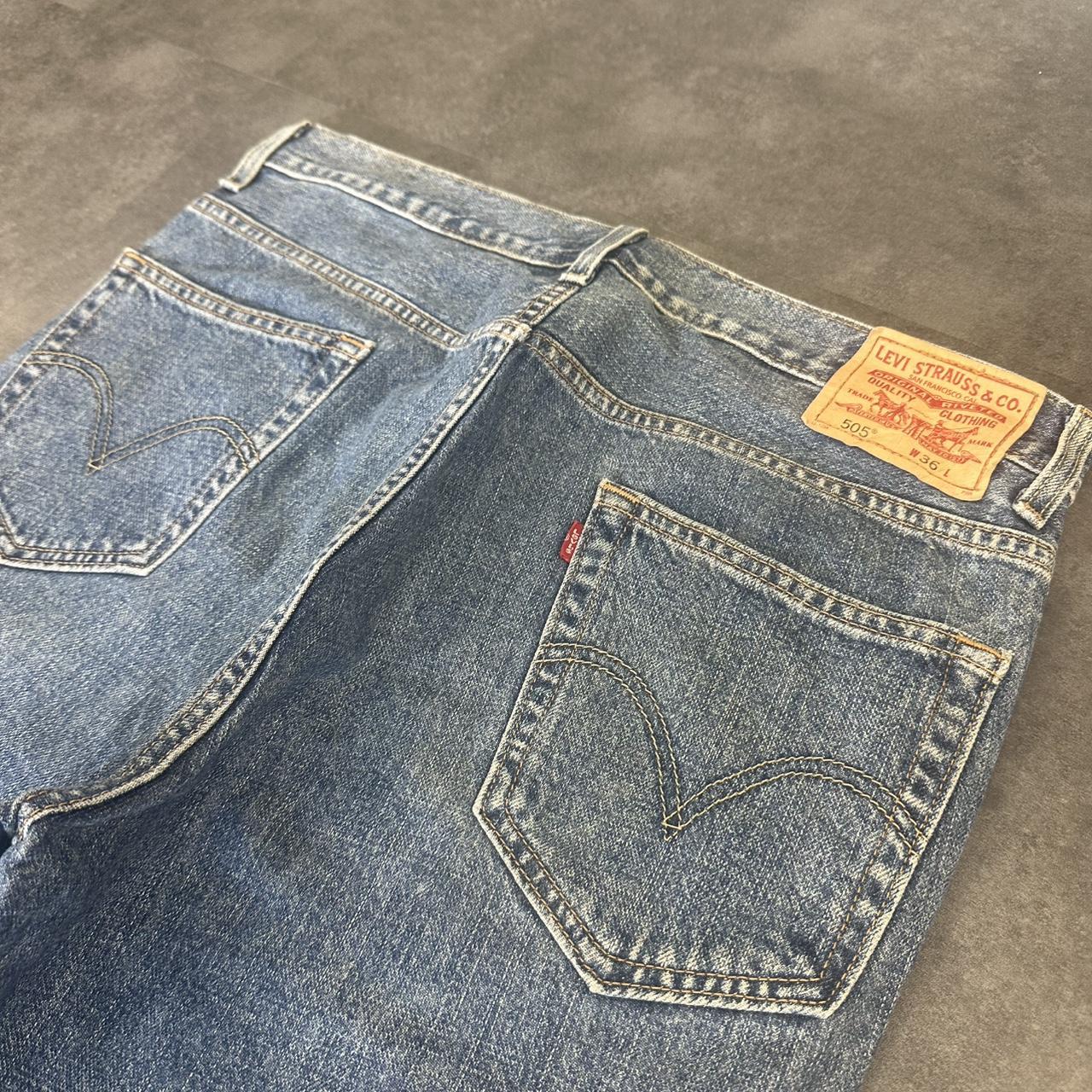 Rare Levi’s 90s red tab 505 baggy skate denim short Jorts