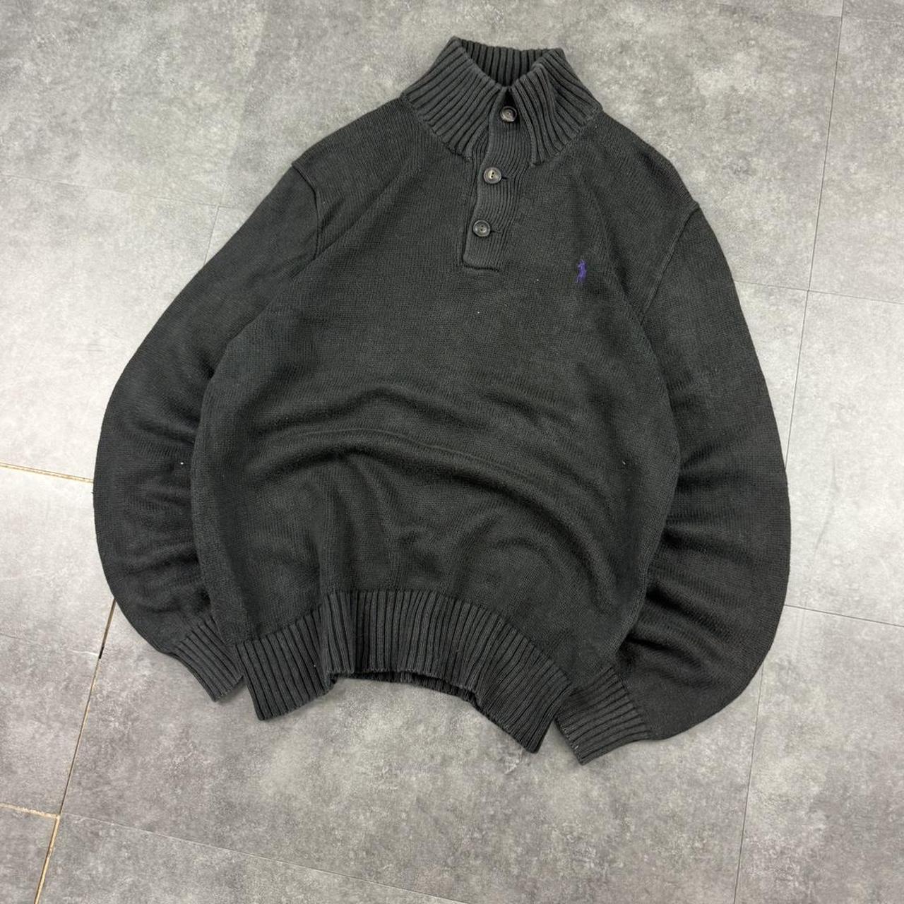 Polo Ralph Lauren 90s chunky knit button down jumper
