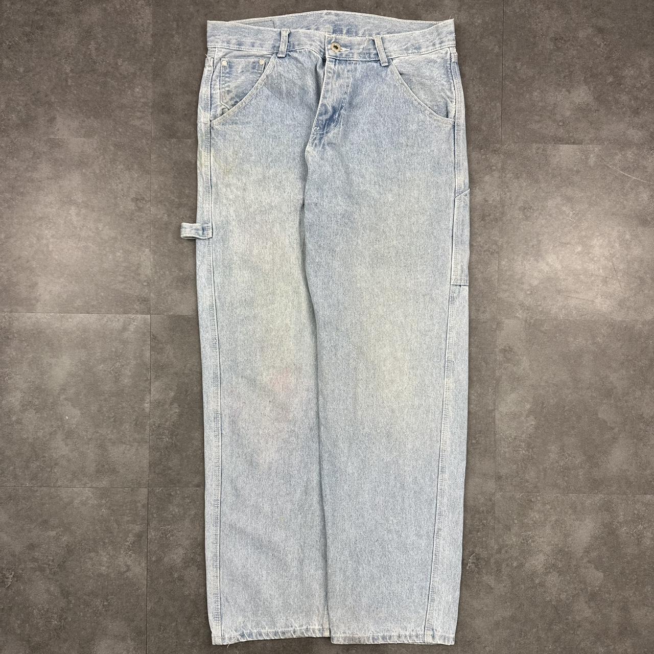 Hiphop style 2000s embroidered baggy DC jeans