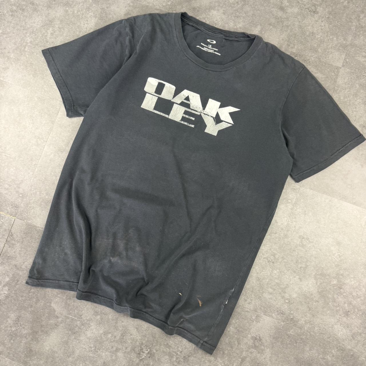 Oakley 2000s Y2K logo print graphic T shirt