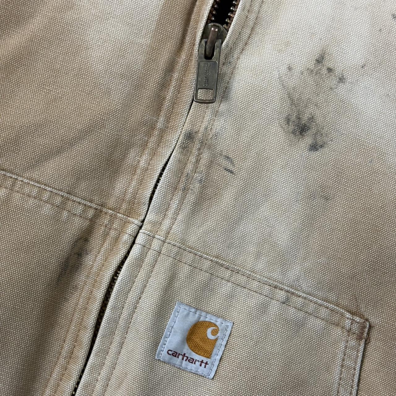 Vintage 90s brown Carhartt hooded active jacket