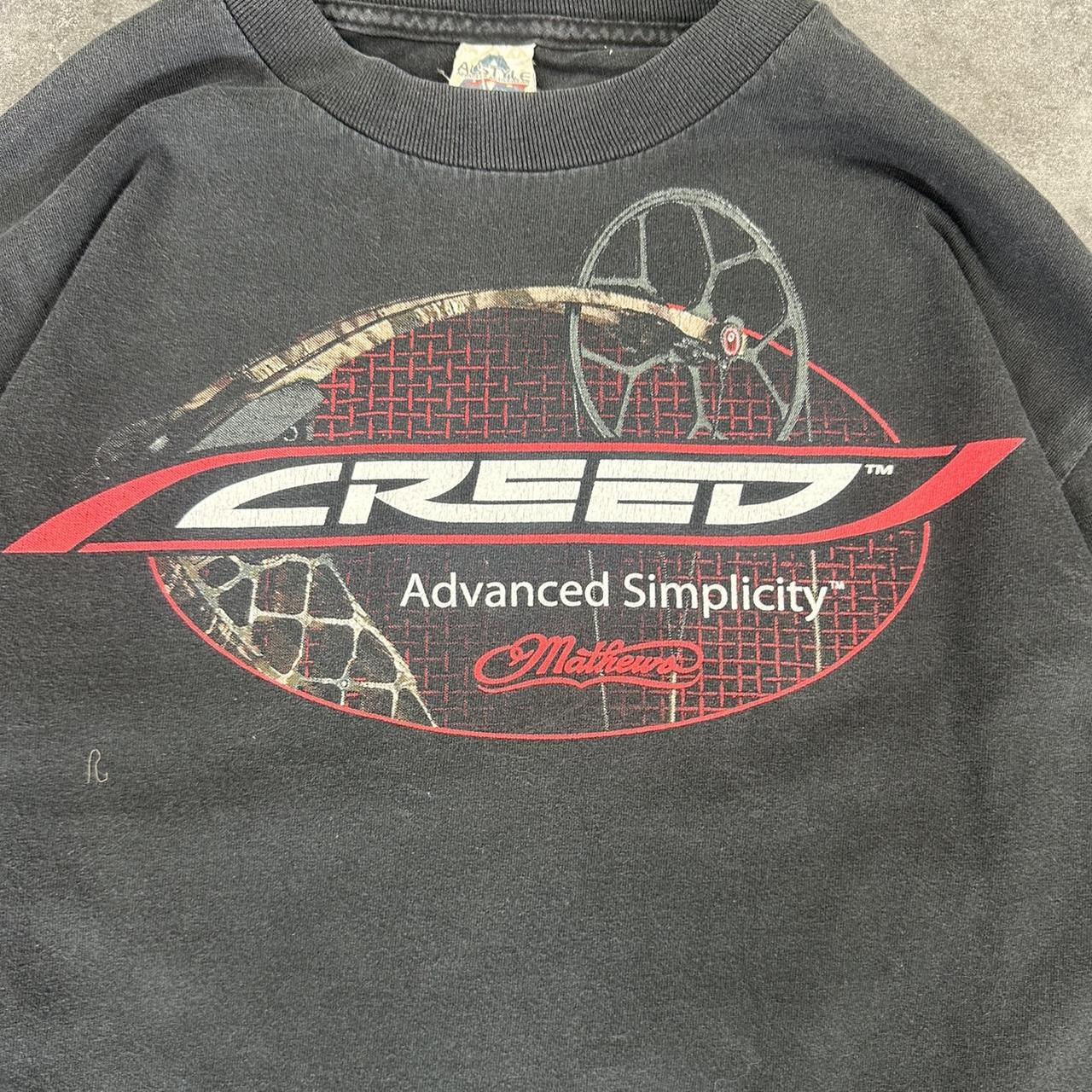 Alstyle Apparel & Activewear T 2000s Print Creed Advanced Simplicity graphic T shirt
