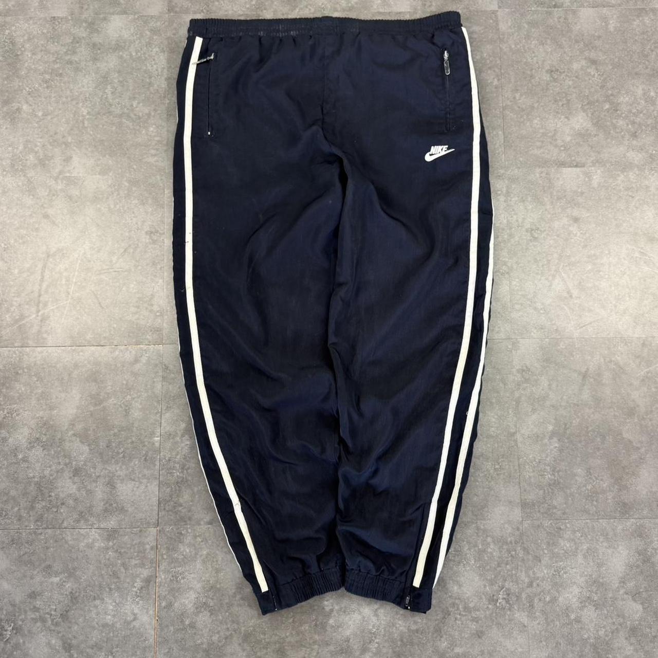Nike 2000s baggy vintage sportswear adjustable track pants