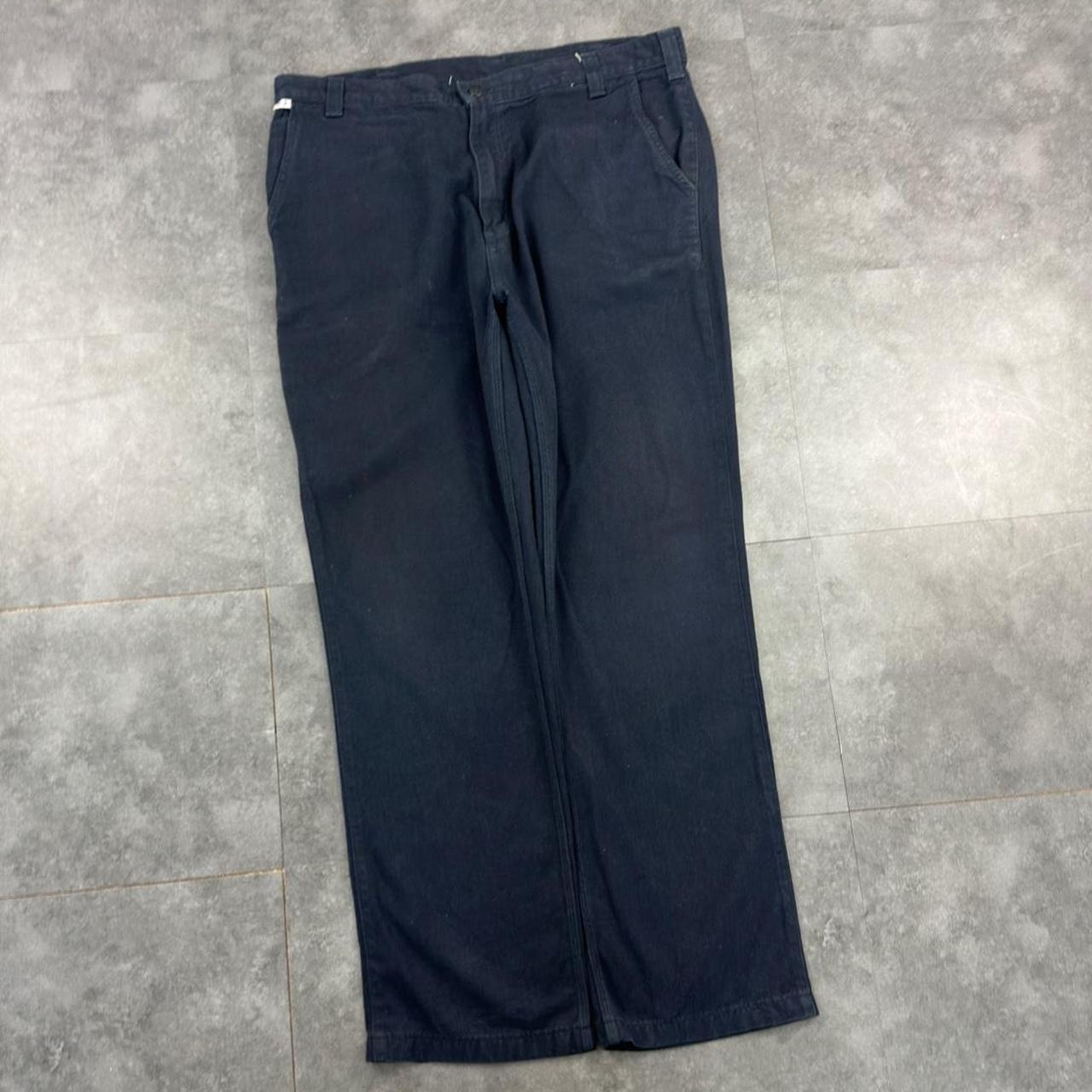 Carhartt 2000s dungaree workwear comfort fit denim cargo trousers