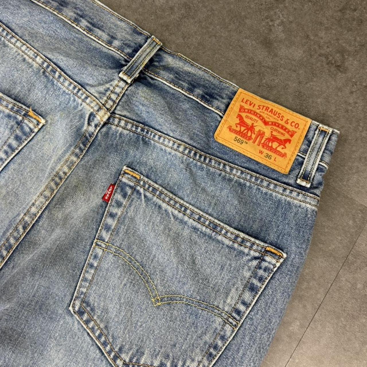 Levi 2000s 569 carpenter baggy skate denim short Jorts