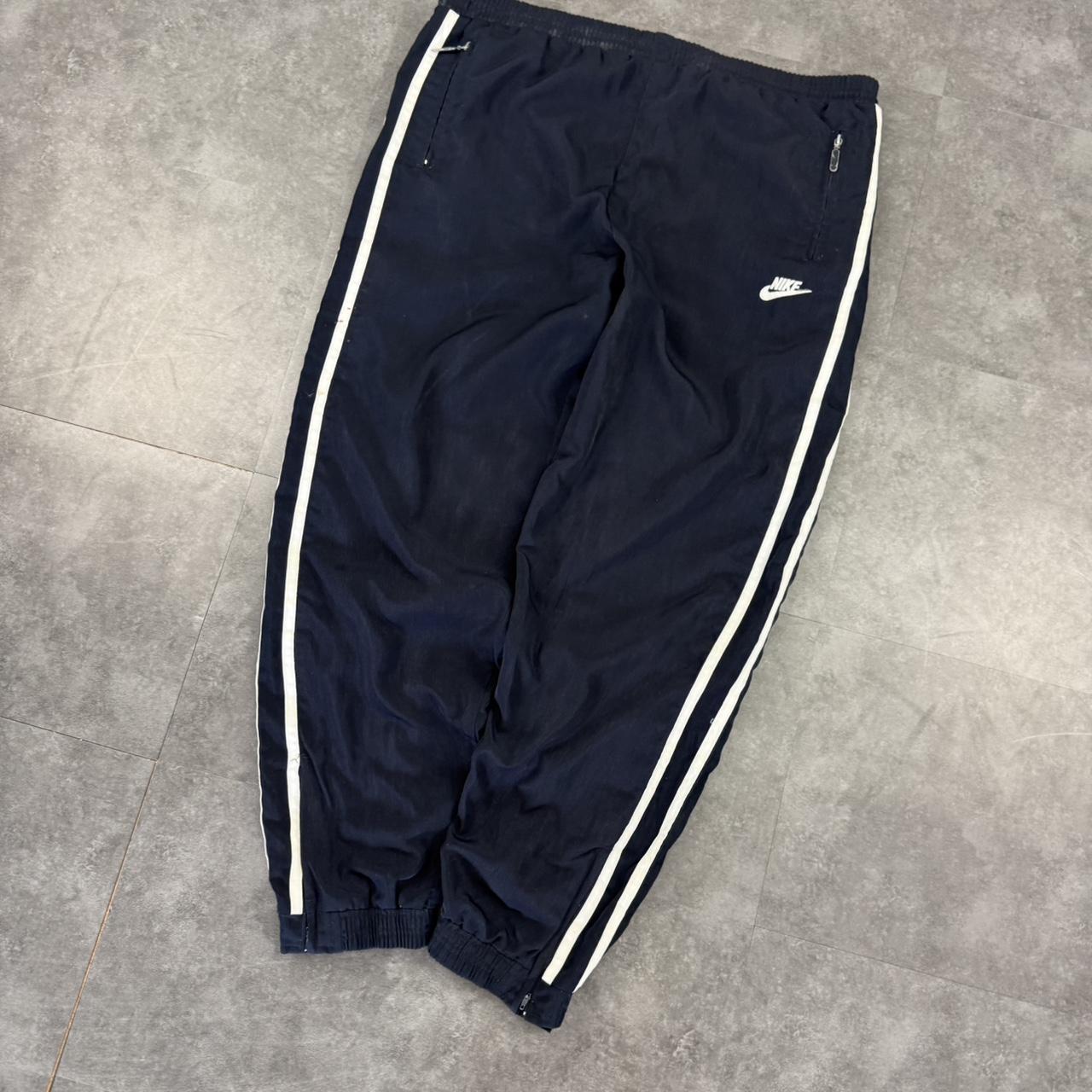 Nike 2000s baggy vintage sportswear adjustable track pants