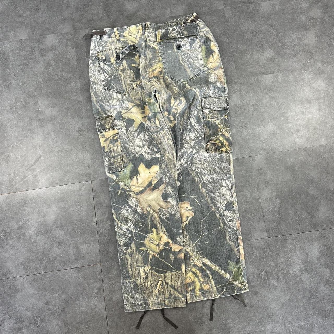 Realtree camo Mossy oak 2000s dungaree workwear cargo trousers