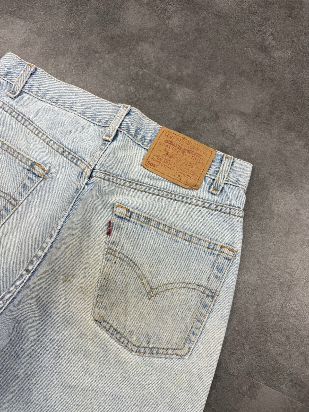 Levi's 505 Vintage Baggy Straight Jorts 90s Y2K Denim Jeans Shorts 31W