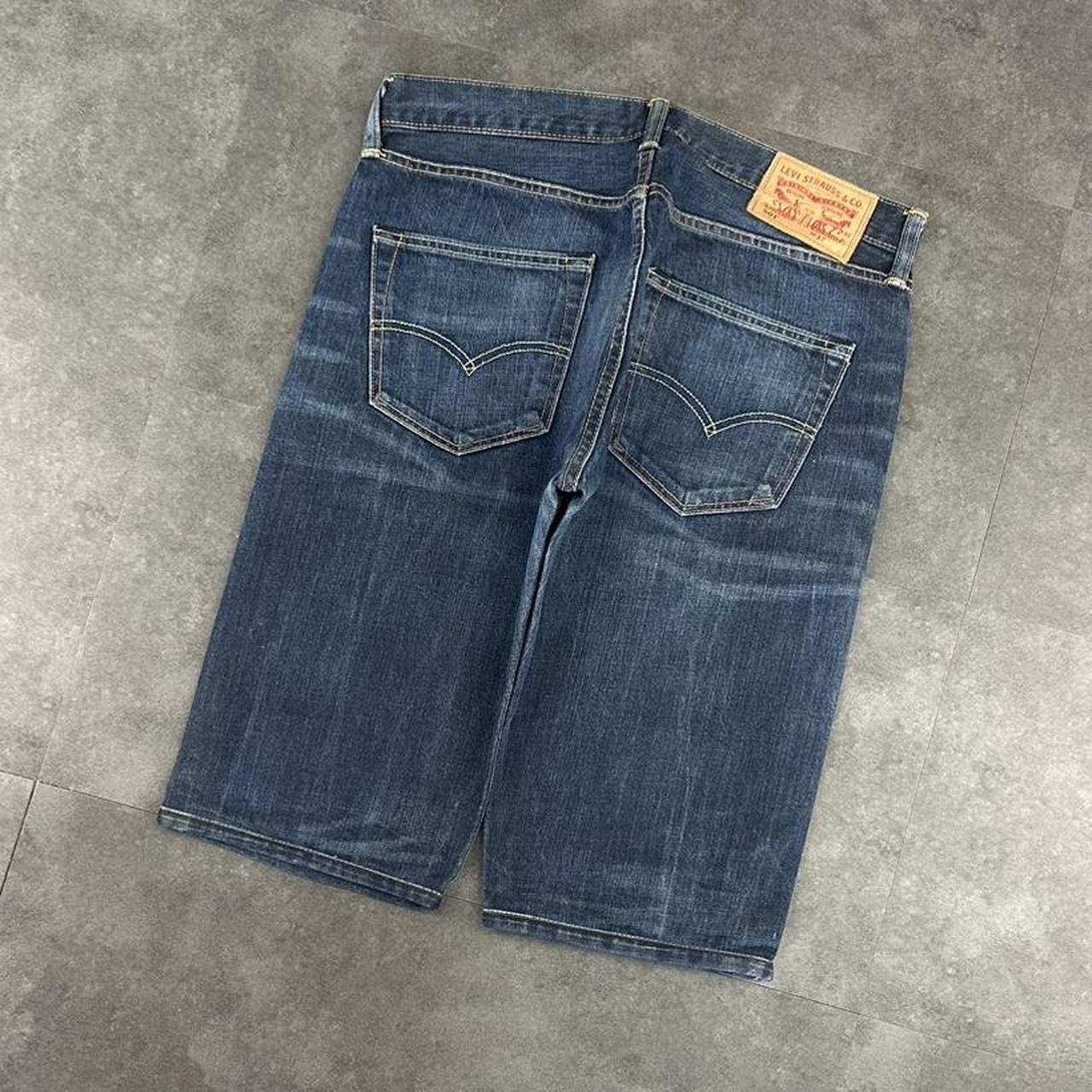 Levi’s 501 2000s dungaree workwear comfort fit denim shorts jorts
