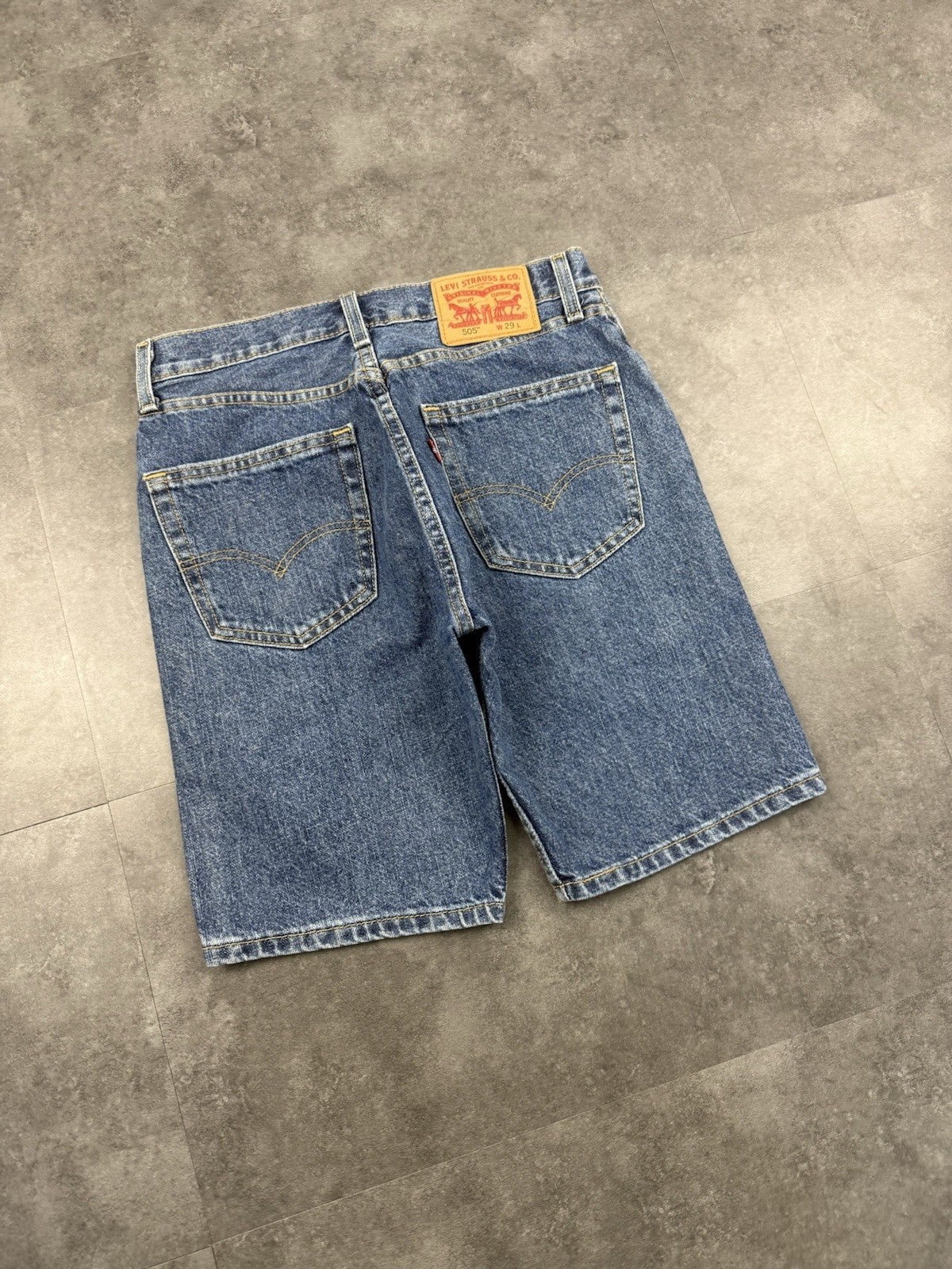Levi's 505 Vintage Baggy Loose Jorts 90s Y2K Denim Jeans Shorts 29W