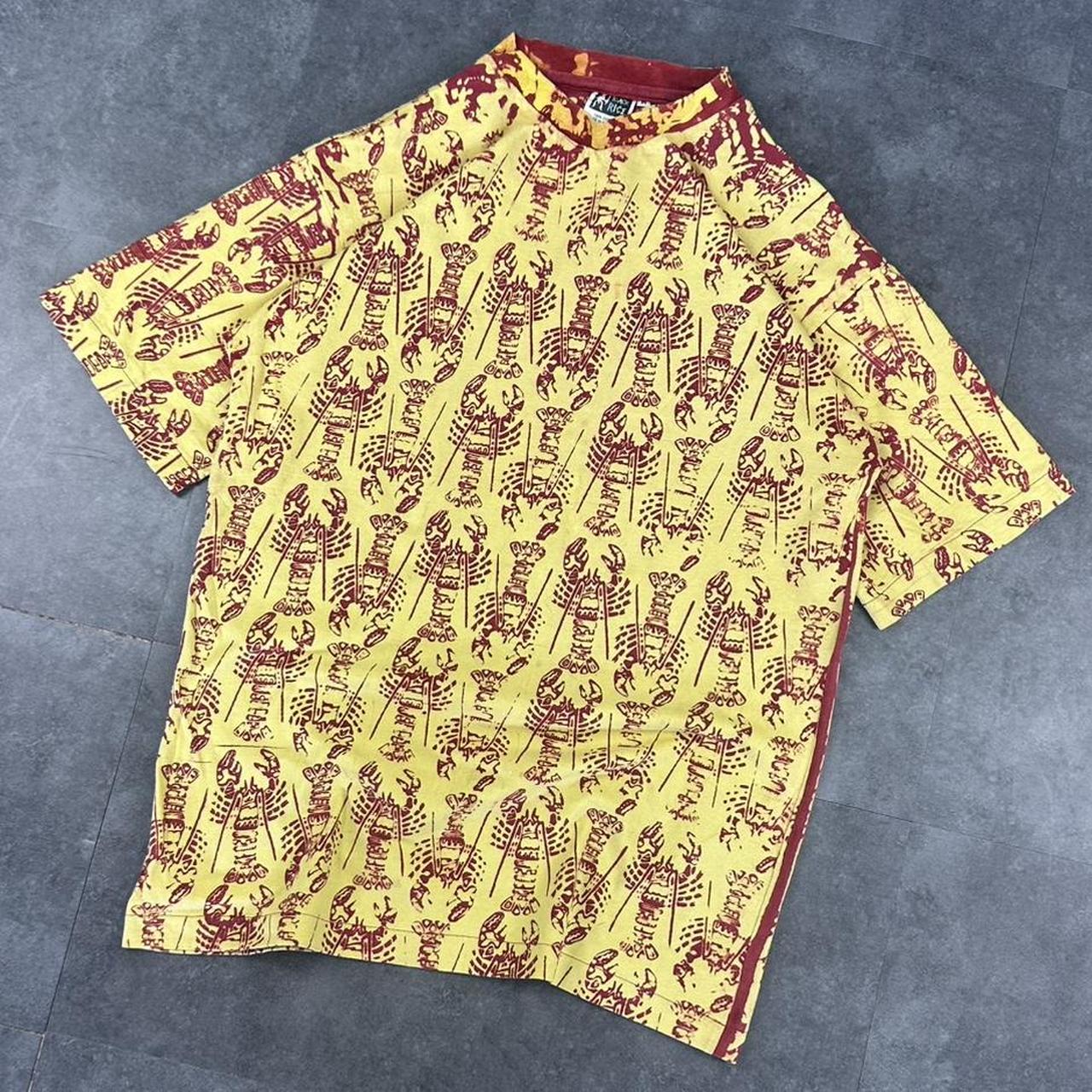Black Rice 2000s Print graphic Lobster all over T shirt