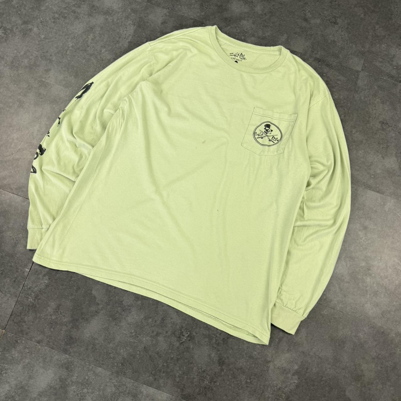 Salt Life Skull 2000s long sleeve skater Surfwear Print graphic T shirt