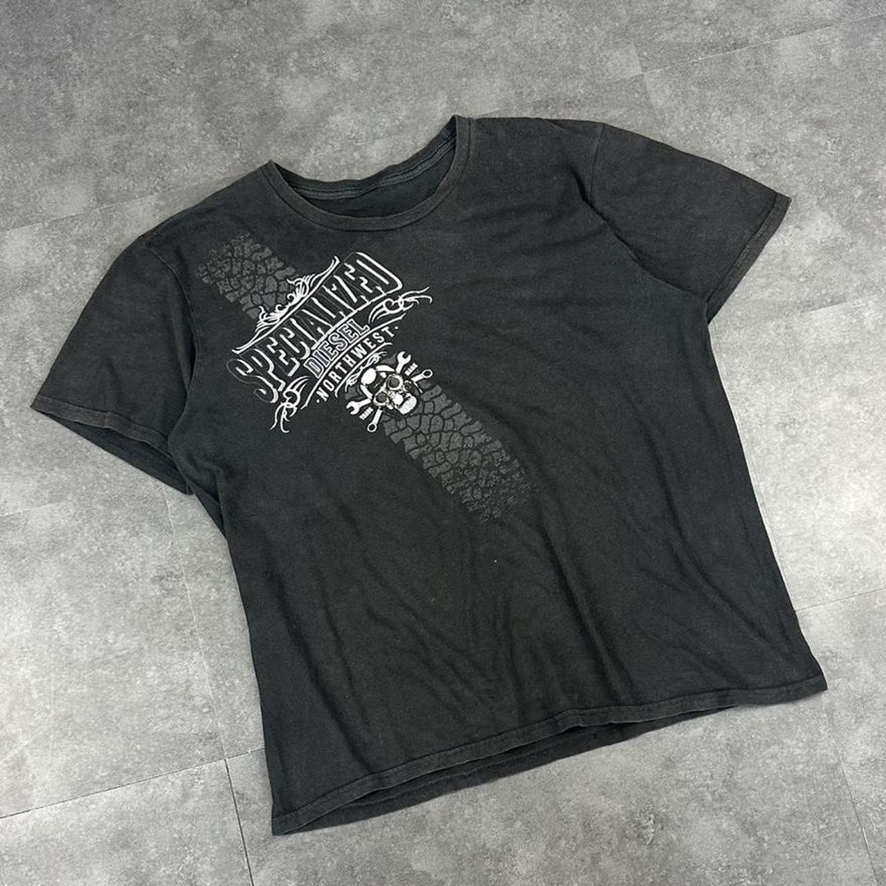 Specialised Diesel T 2000s Y2K logo print design