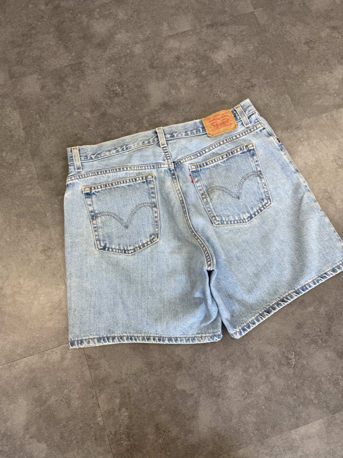 Levi's 550 Vintage Baggy Jorts 90s Y2K Denim Jeans Shorts Skater Workwear 34W