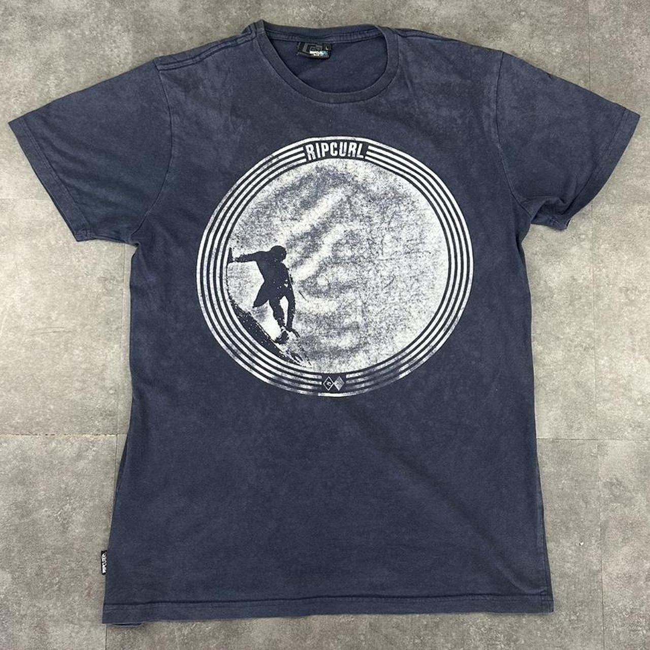 Rip curl 2000s Surfer wave Print graphic T shirt