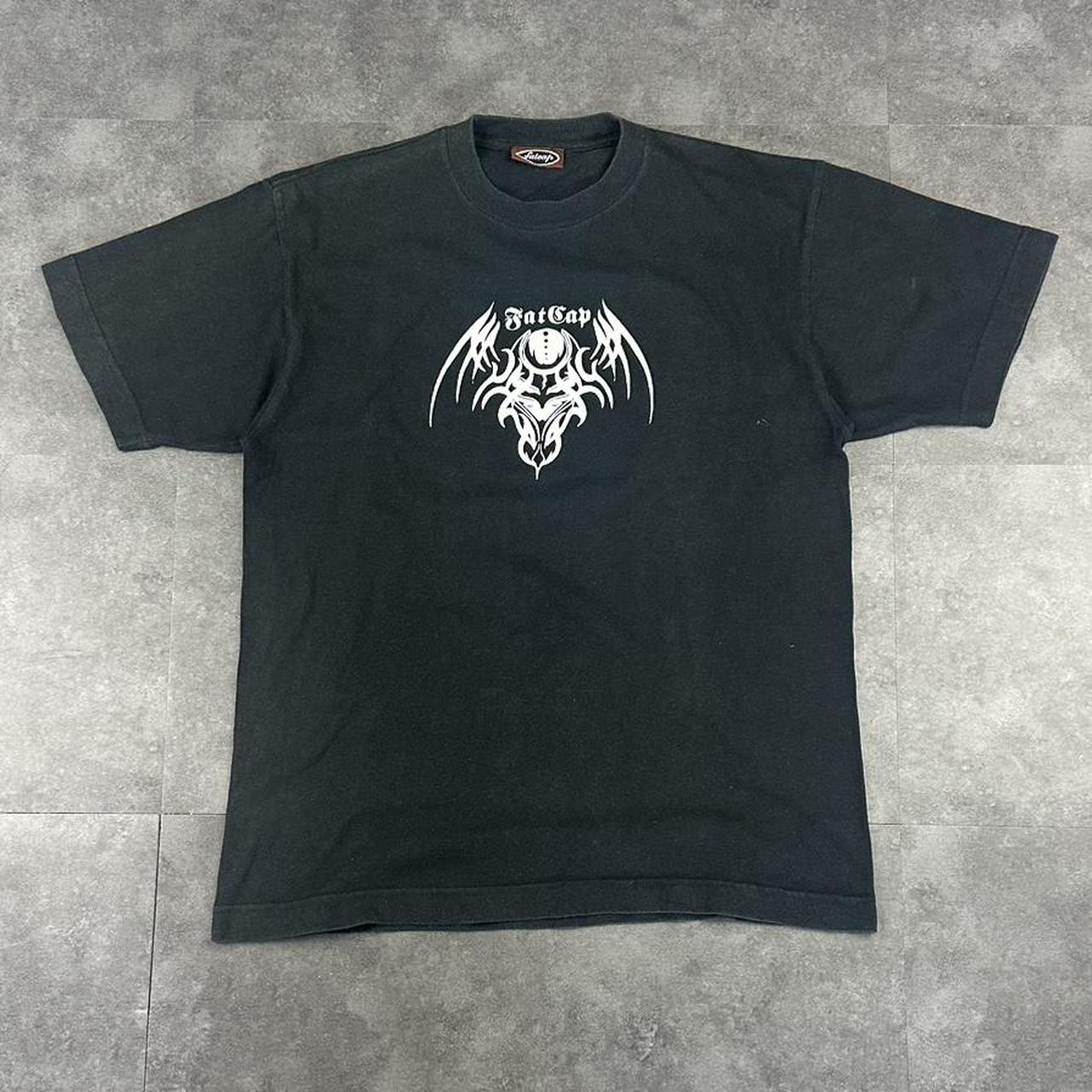 Fatcap T 2000s Print Logo Tattoo design Printed T shirt