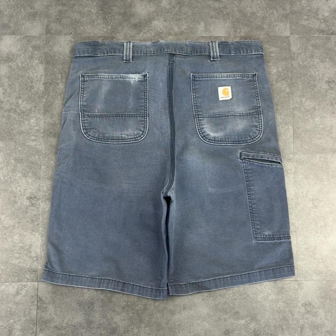 Carhartt 2000s dungaree workwear comfort fit cargo shorts