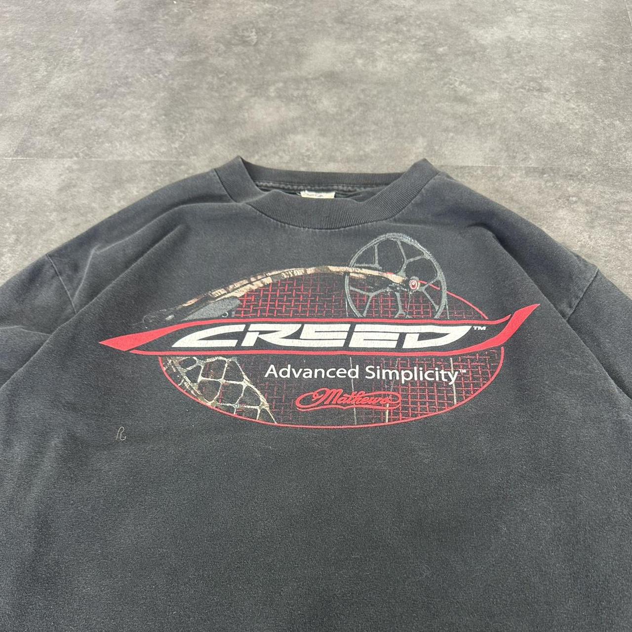 Alstyle Apparel & Activewear T 2000s Print Creed Advanced Simplicity graphic T shirt