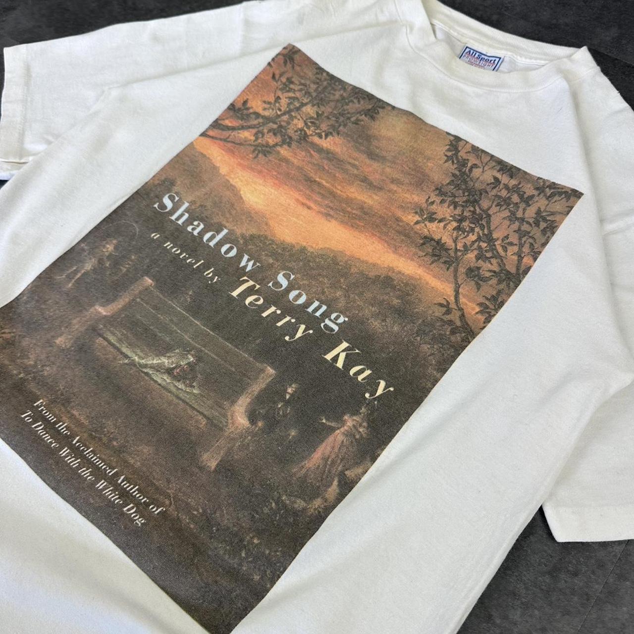 All Sport 2000s Shadow Song Book Print graphic T shirt