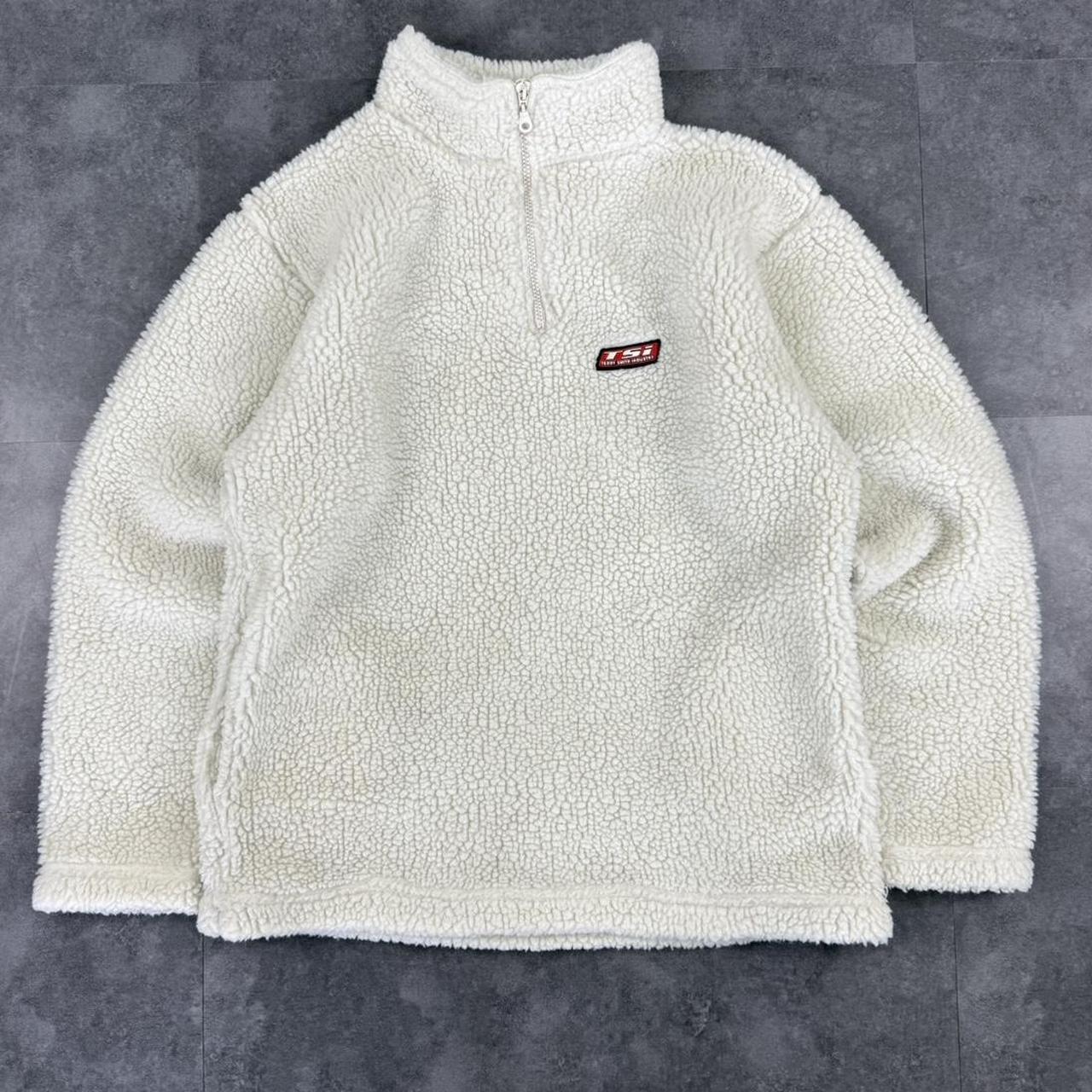 Teddy Smith Industries vintage 2000s Sherpa 1/4 zip snowboarder fleece