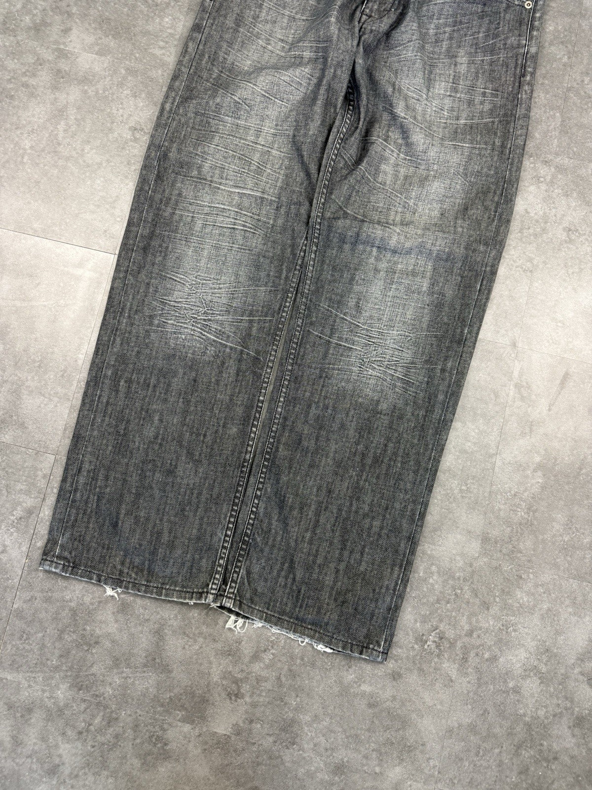 Sean John 2000s Hip Hop Baggy Jeans 90s Y2K Vintage Skate Embroidered 36W 32L