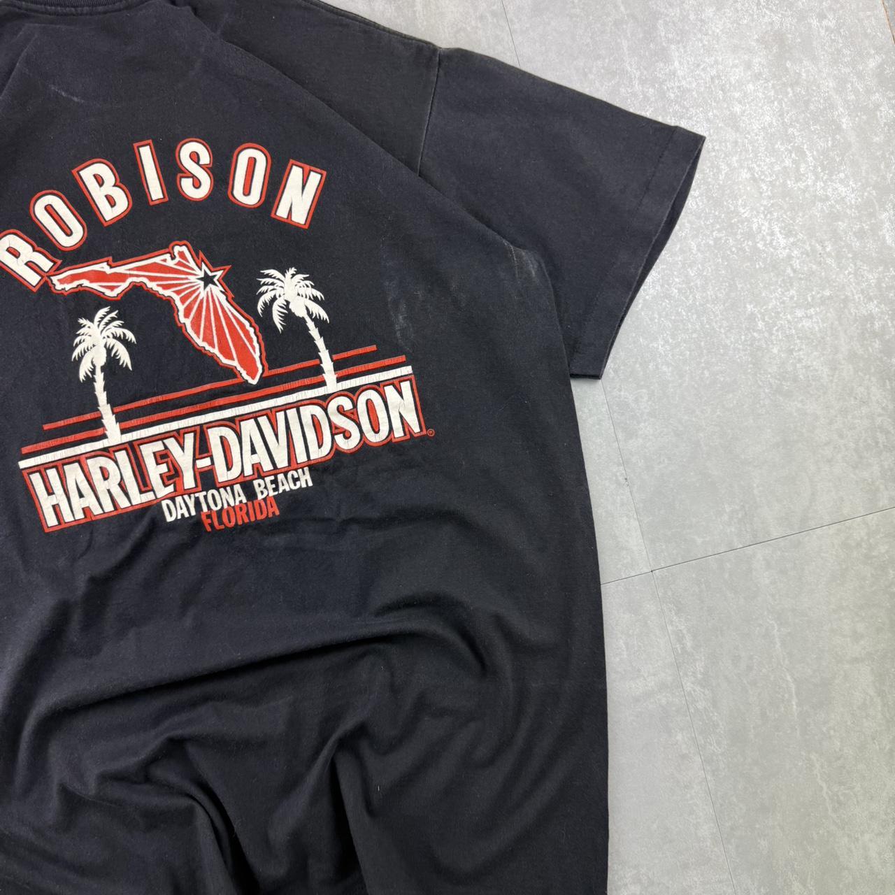 Harley Davidson 2000s biker spellout T shirt
