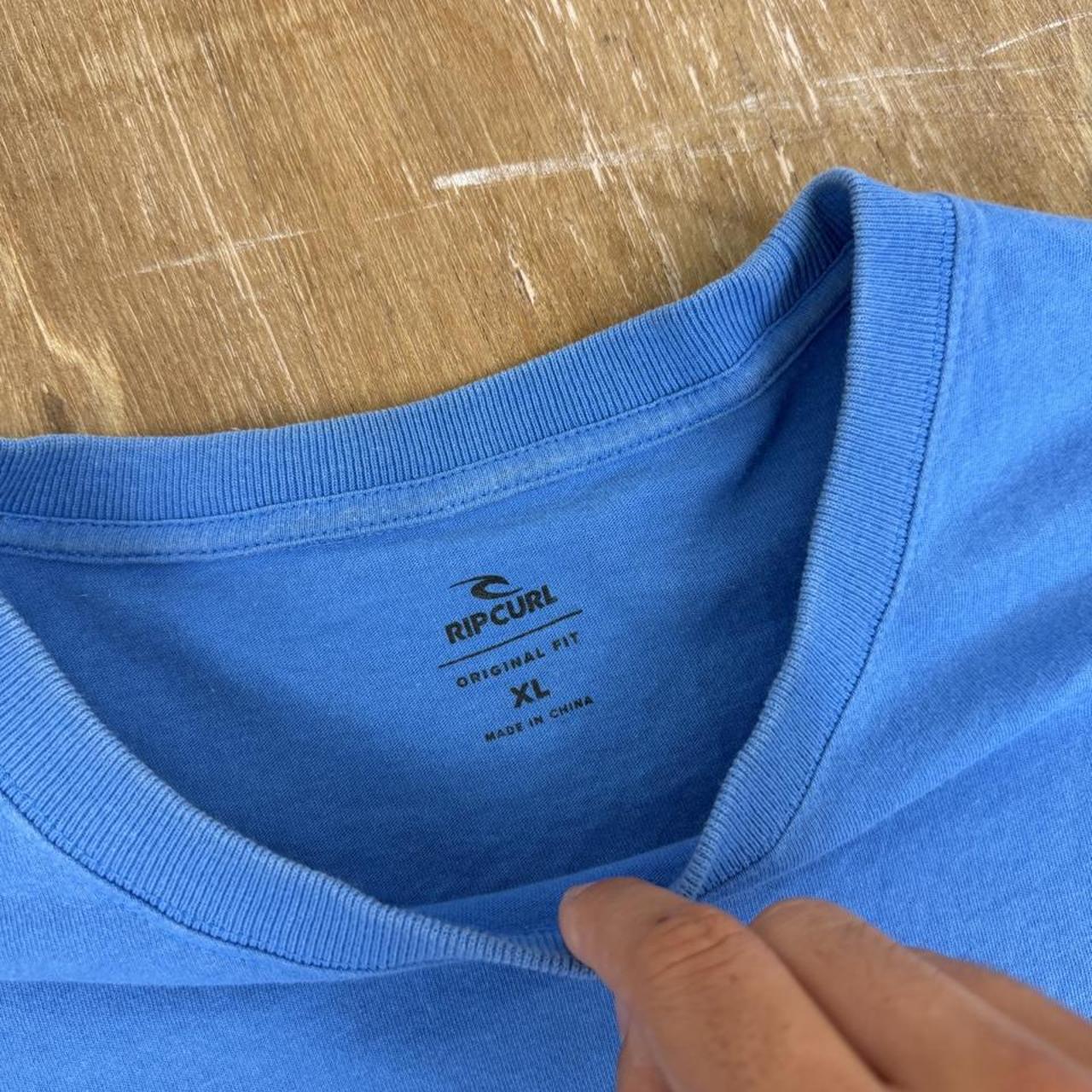 Rip Curk Surfwear blue Y2K T-Shirt