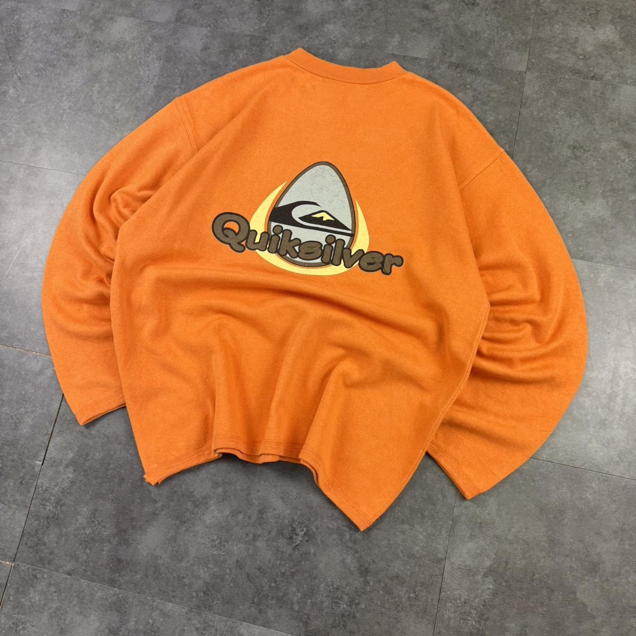 Quiksilver Vintage 2000s Surfwear company y2k spellout sweatshirt