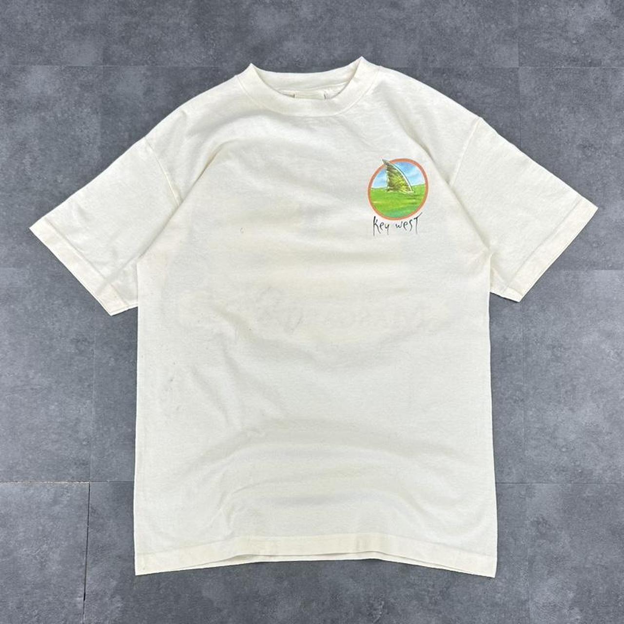 Jimmy Buffet T Y2K 90s Margaritaville parrot print graphic logo T shirt