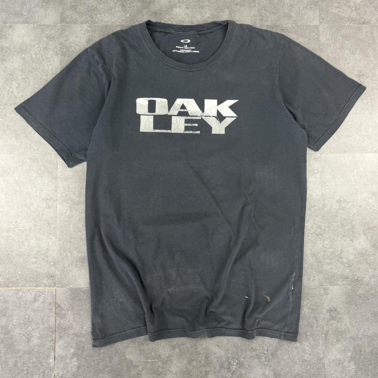 Oakley 2000s Y2K logo print graphic T shirt
