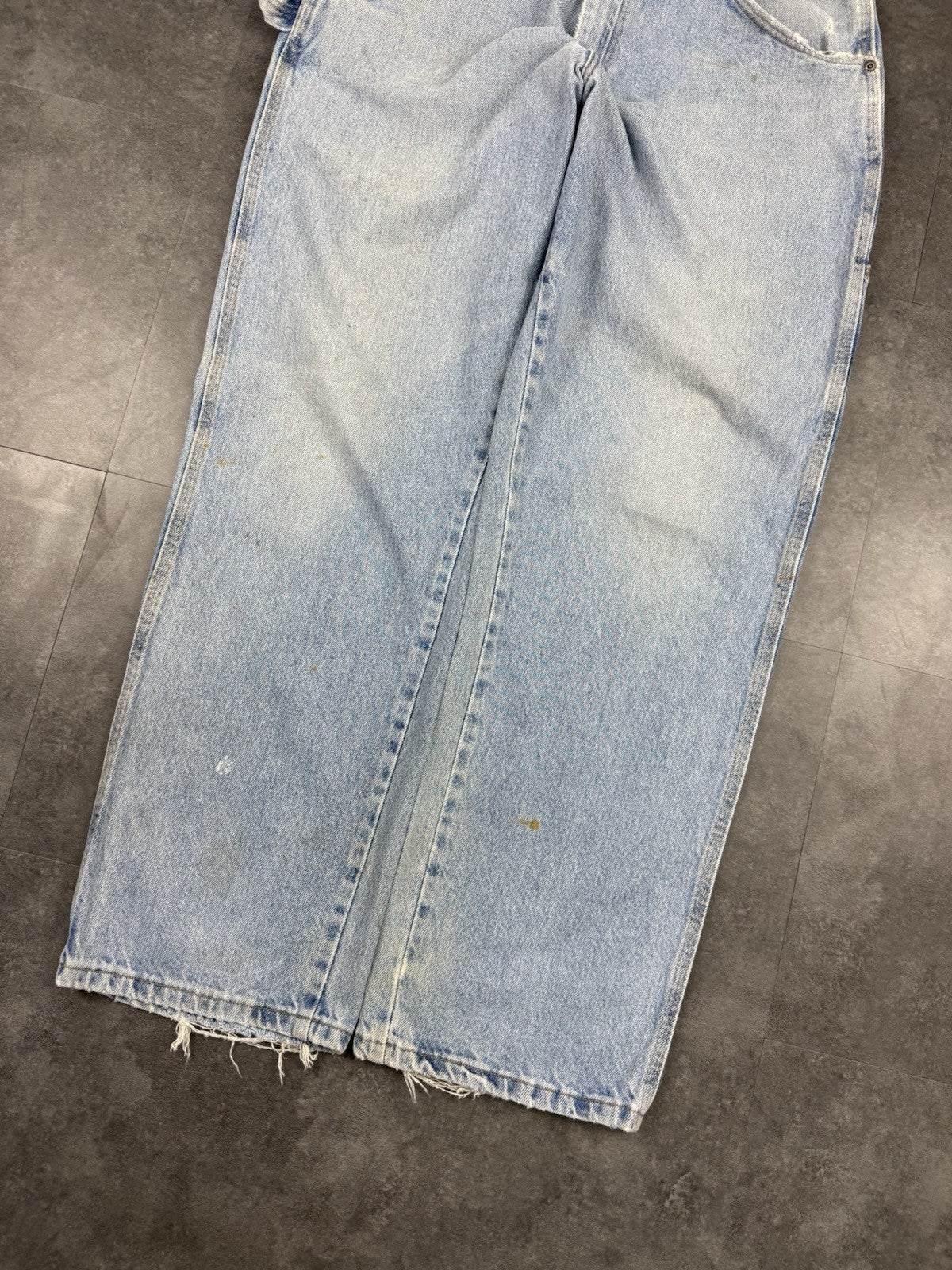 Wrangler DuraSheild Jeans Mens Y2K Denim USA Vintage Carpenter Straight 36W 32L