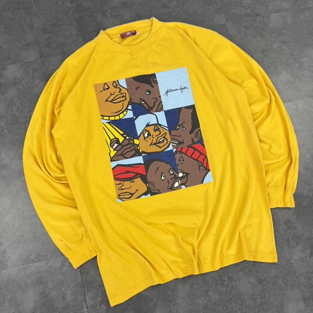 Rare Fubu Fat Albert 2000s long sleeve graphic print T shirt
