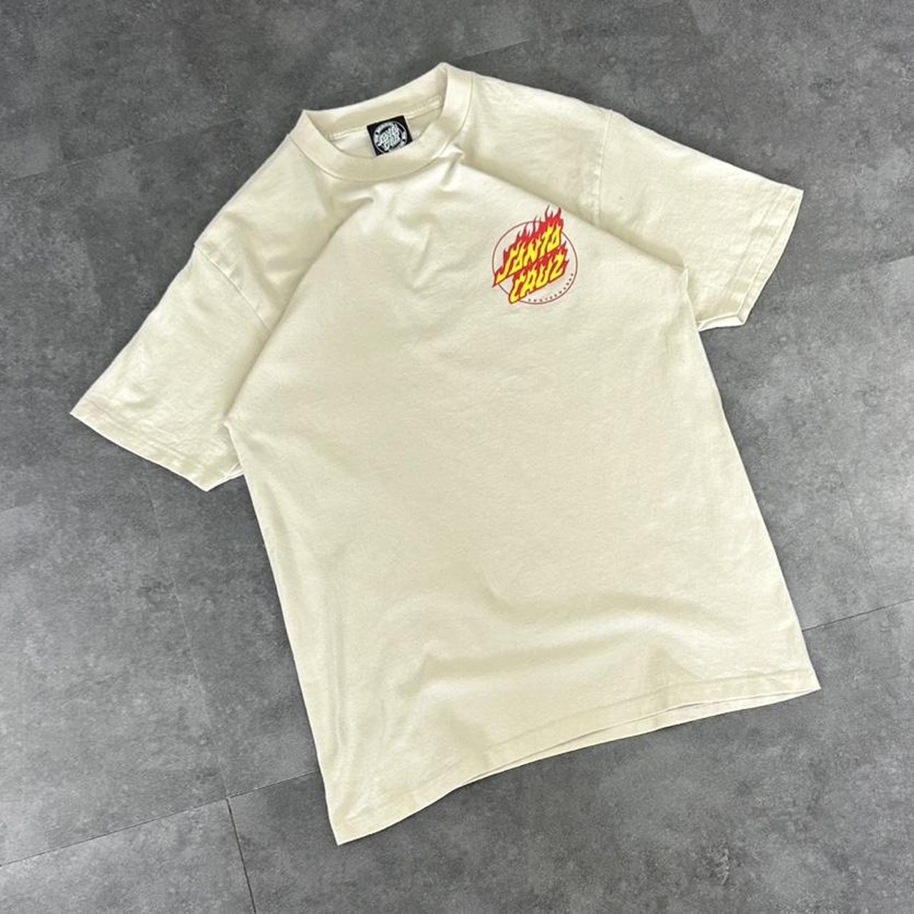 Santa Cruz Skateboarding T 2000s Y2K logo print design