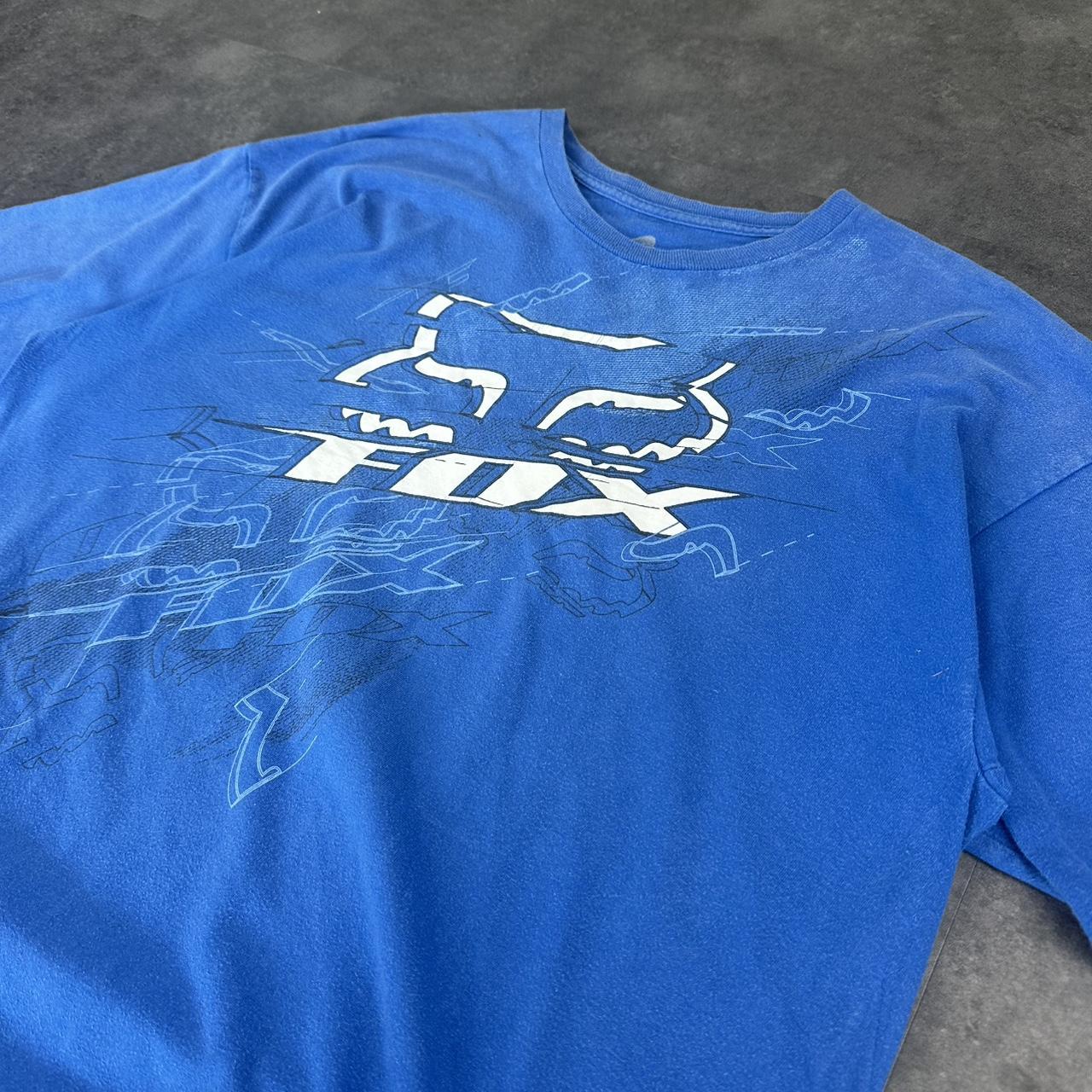 Fox Racing T 2000s Print Logo graphic T shirt