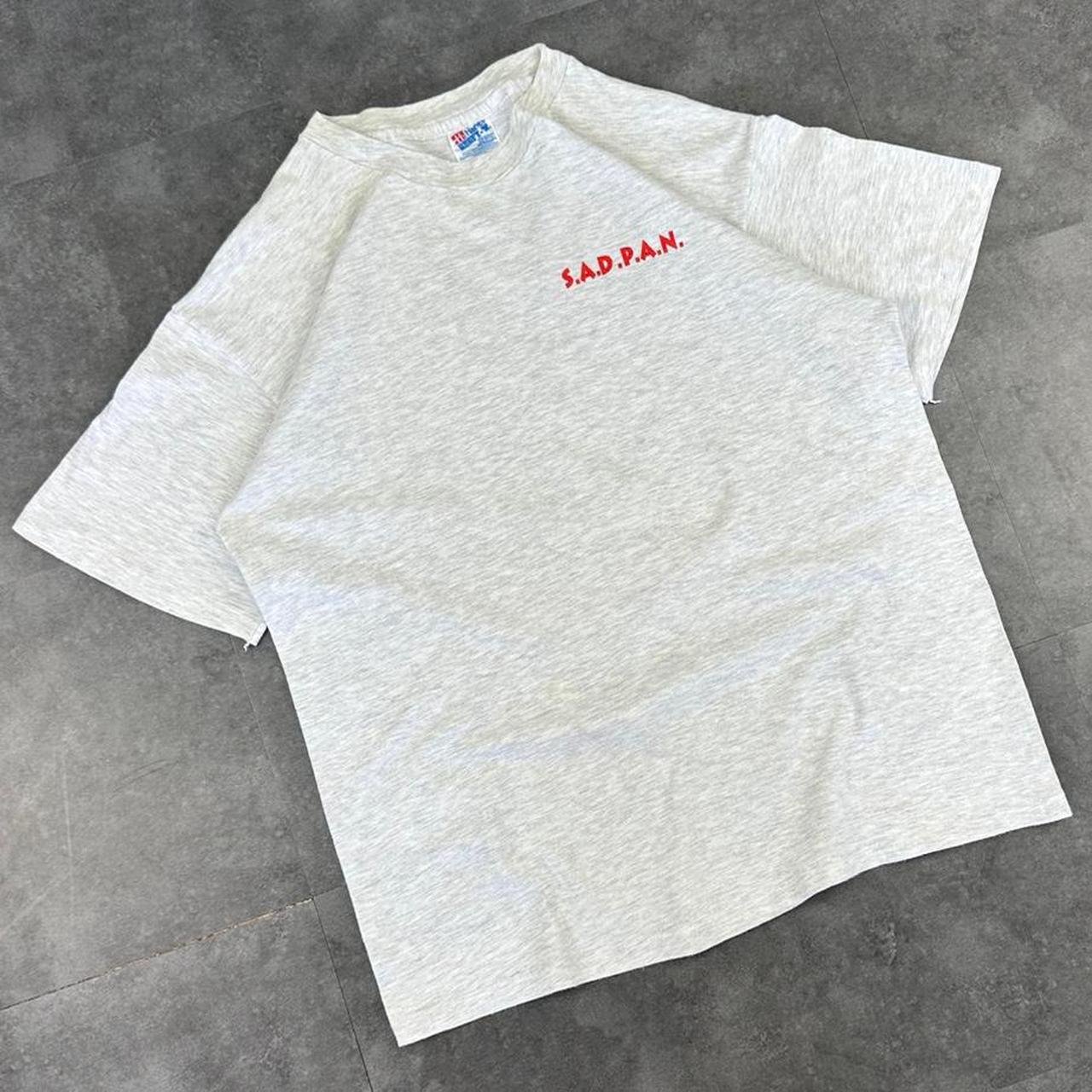 Hanes Beefy T 2000s SADPAN Print graphic T shirt