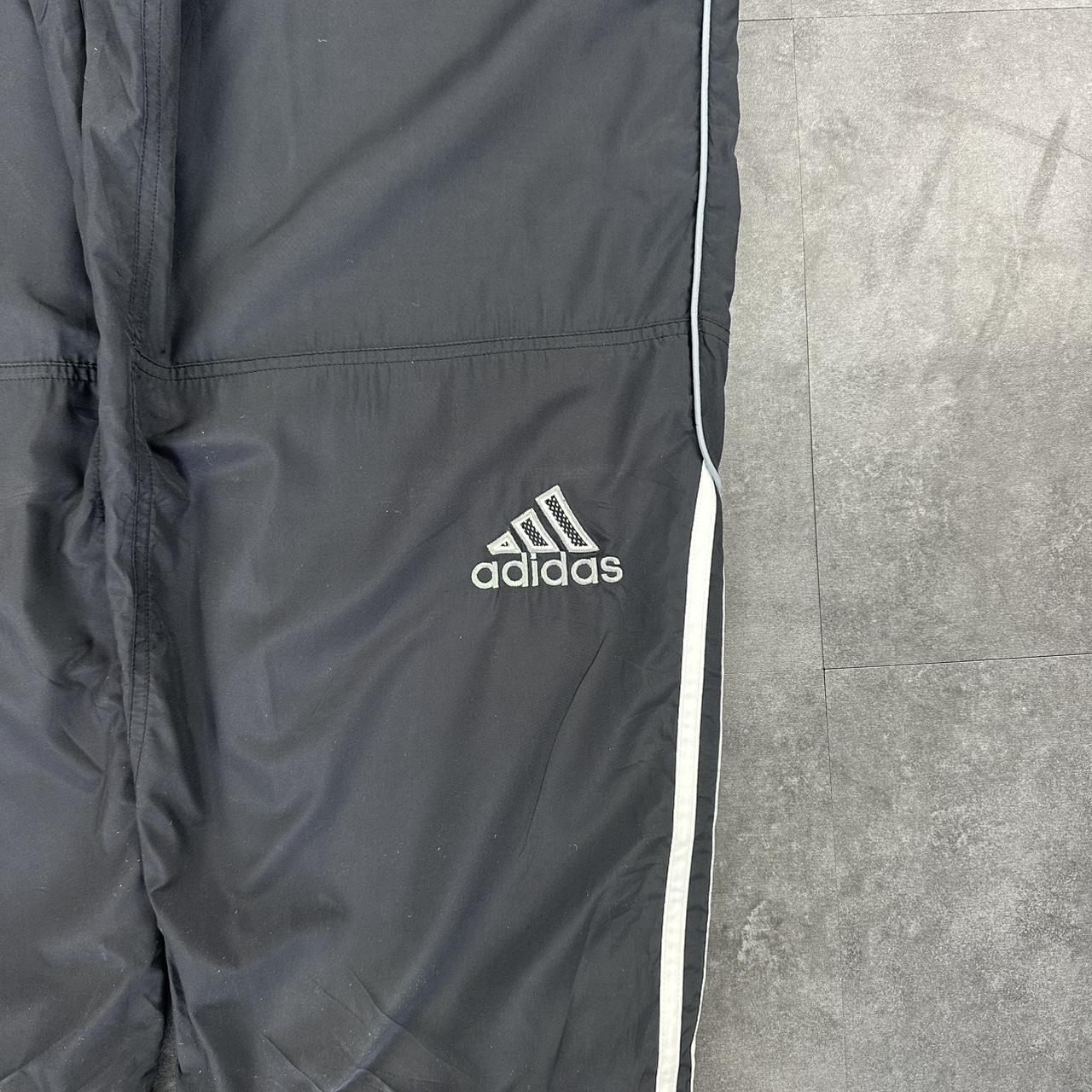 Adidas 2000s baggy vintage sportswear adjustable track pants