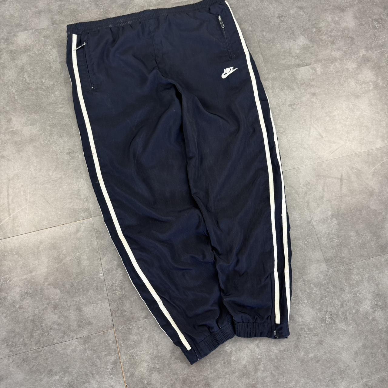 Nike 2000s baggy vintage sportswear adjustable track pants