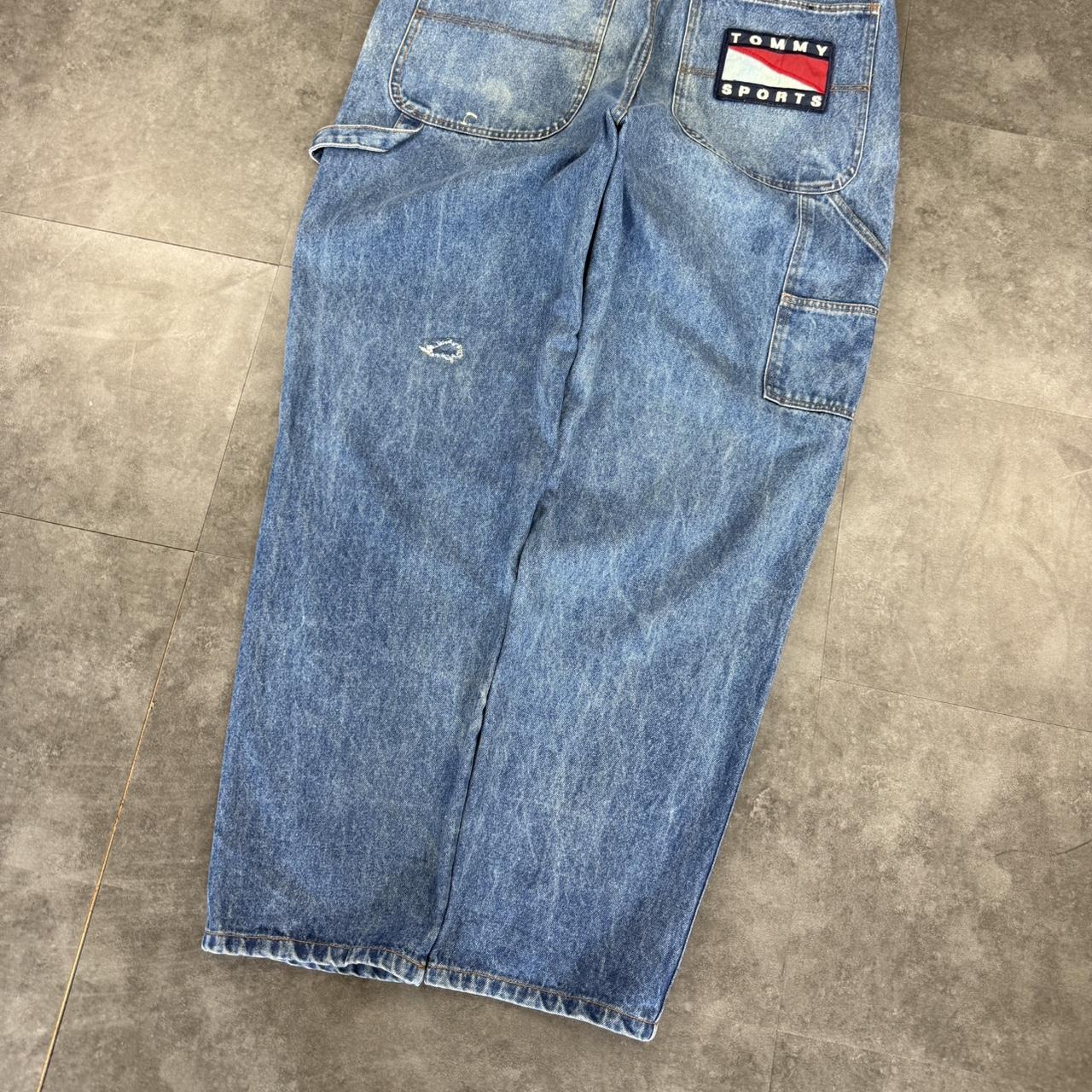 Tommy Sport 2000s USA denim Vintage skater Baggy HipHop Y2k Jeans