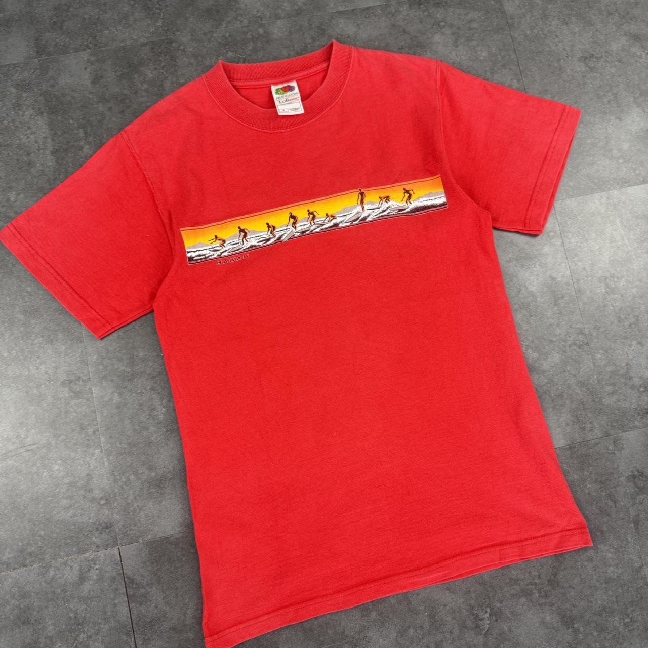 Hawaii 2000s surf Logo design graphic T shirt