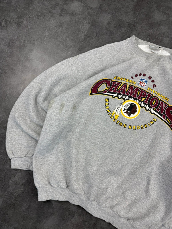 Vintage Puma Washington Redskins College Football Spellout Print Sweatshirt Y2k