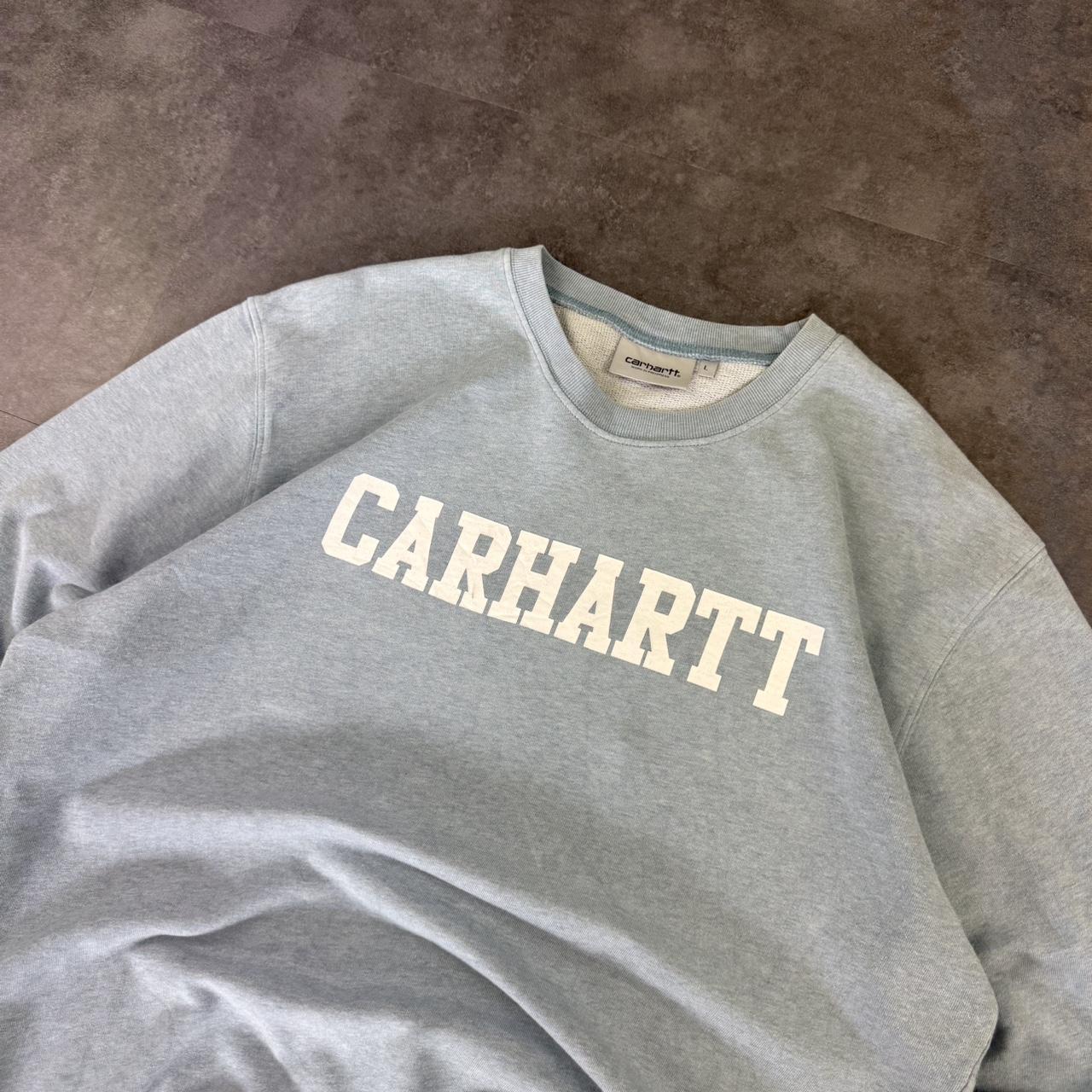 carhartt WIP 2000s Walf knit spellout workwear sweatshirt