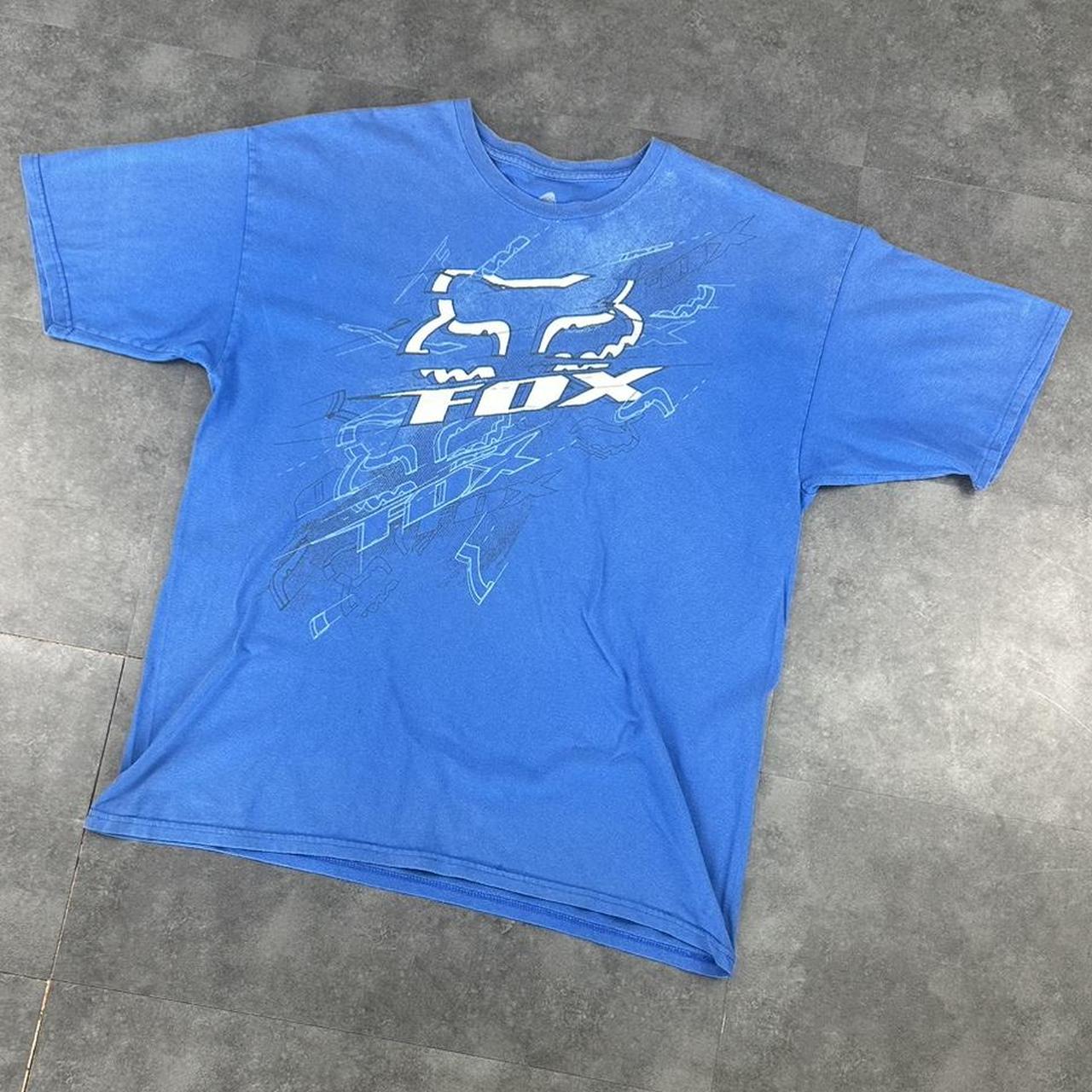 Fox Racing T 2000s Print Logo graphic T shirt