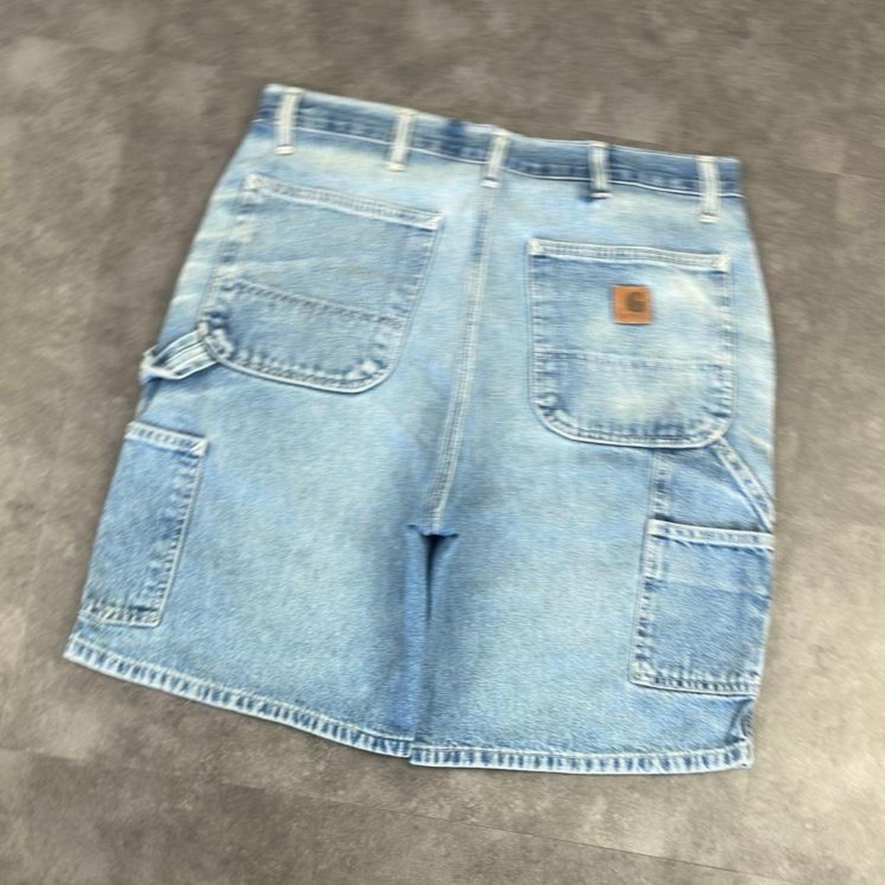 Carhartt 2000s dungaree workwear comfort fit cargo shorts