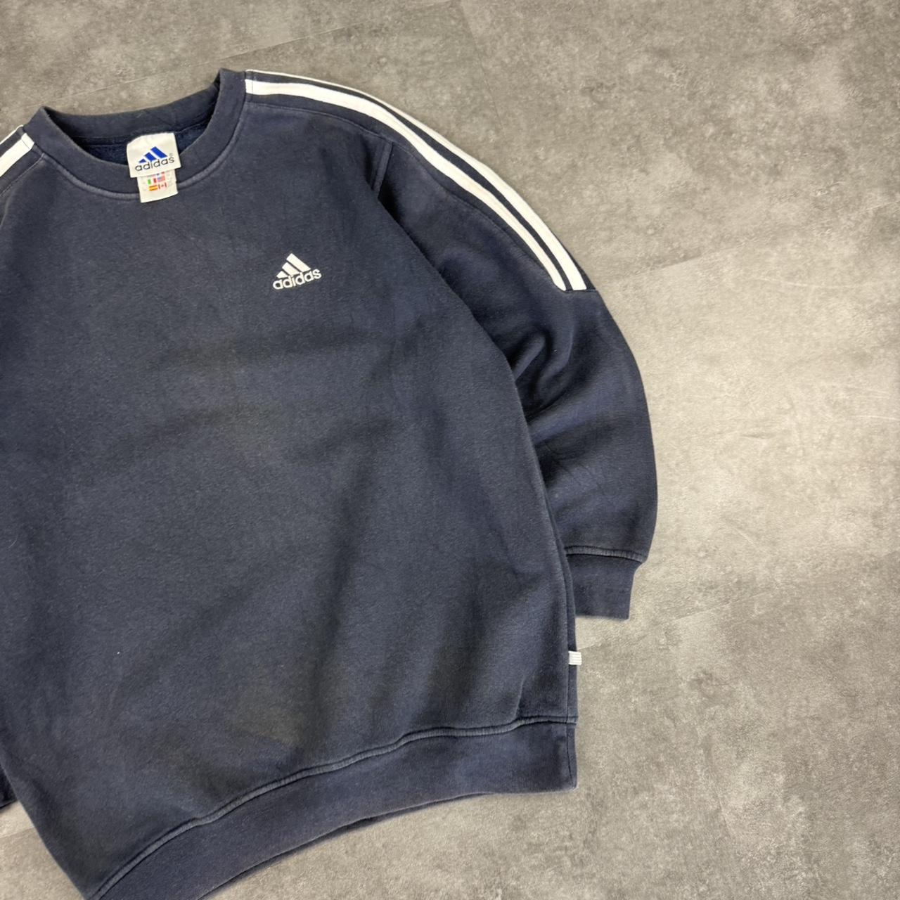 Vintage 2000s Adidas Spellout Three stripe big logo Sweatshirt