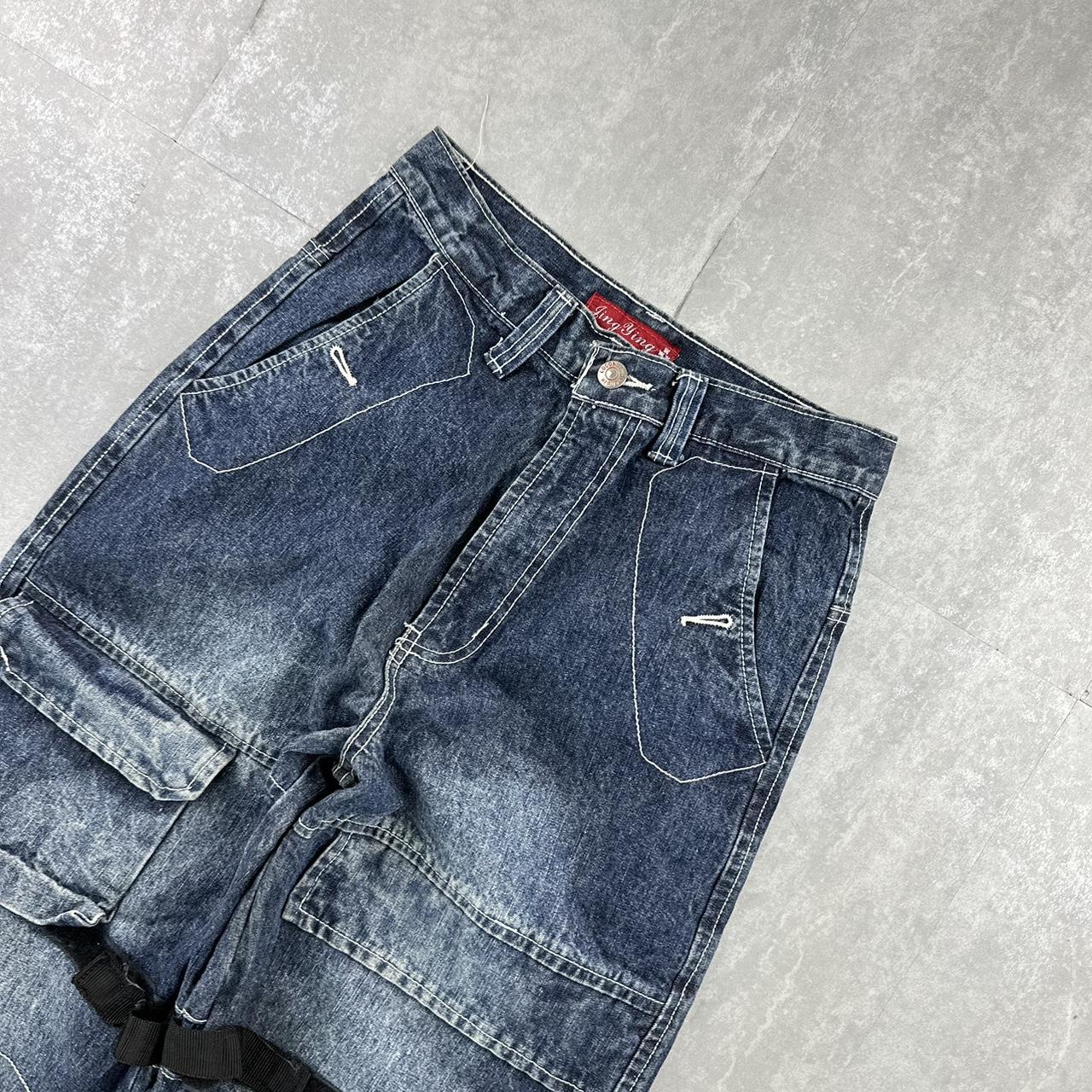 Jing Yang Denim jeans 2000s spellout carpenter skate jeans