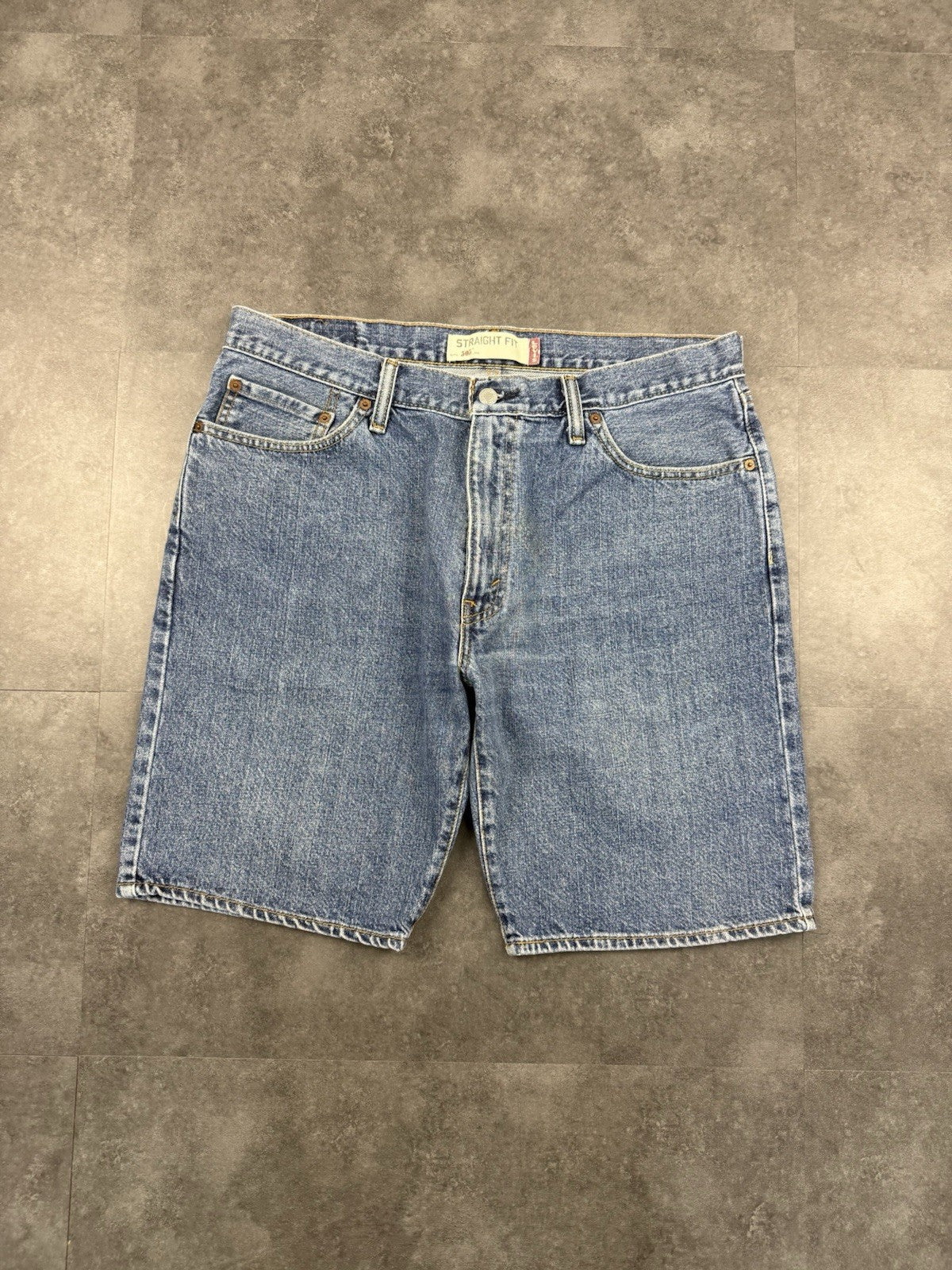 Levi's 505 Vintage Baggy Straight Jorts 90s Y2K Denim Jeans Shorts 36W
