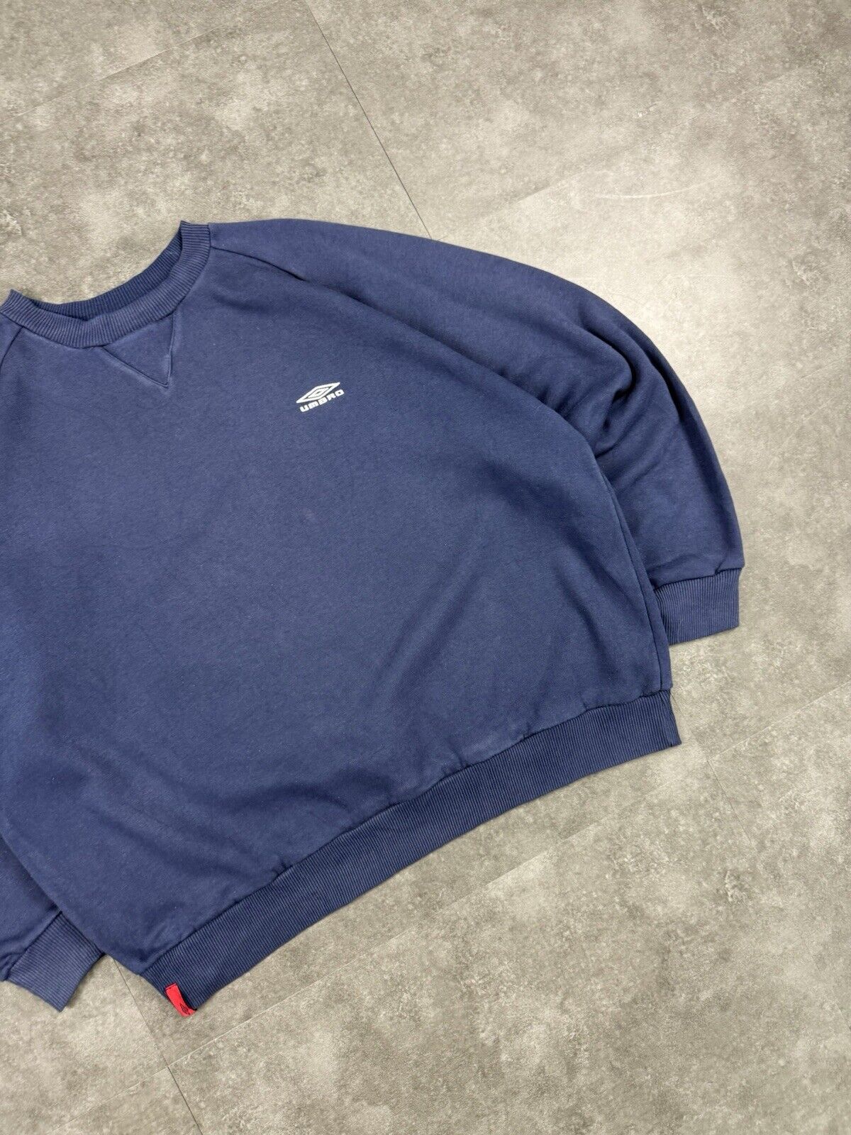 Vintage Umbro Sweatshirt Mens Large Navy Crew Neck Pullover Retro Unisex