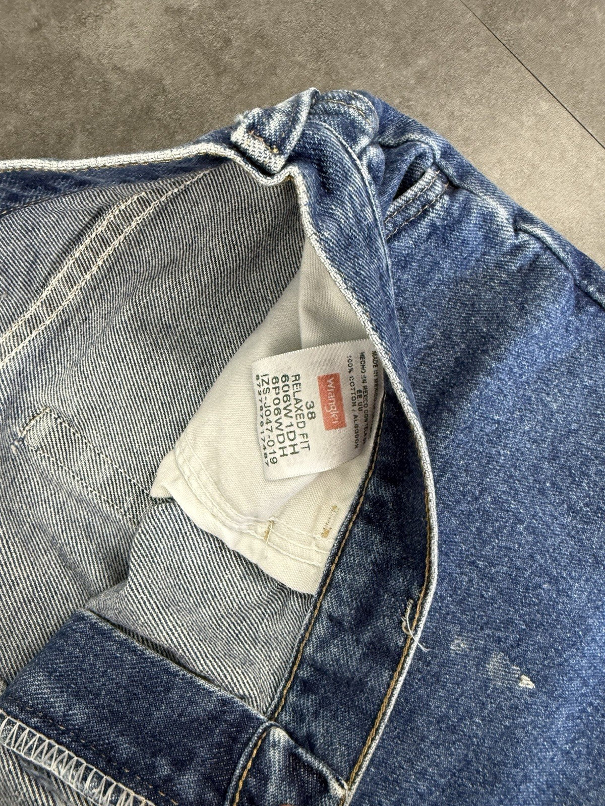 Wrangler Vintage Baggy Loose Jorts 90s Y2K Denim Jeans Shorts Skater 38W